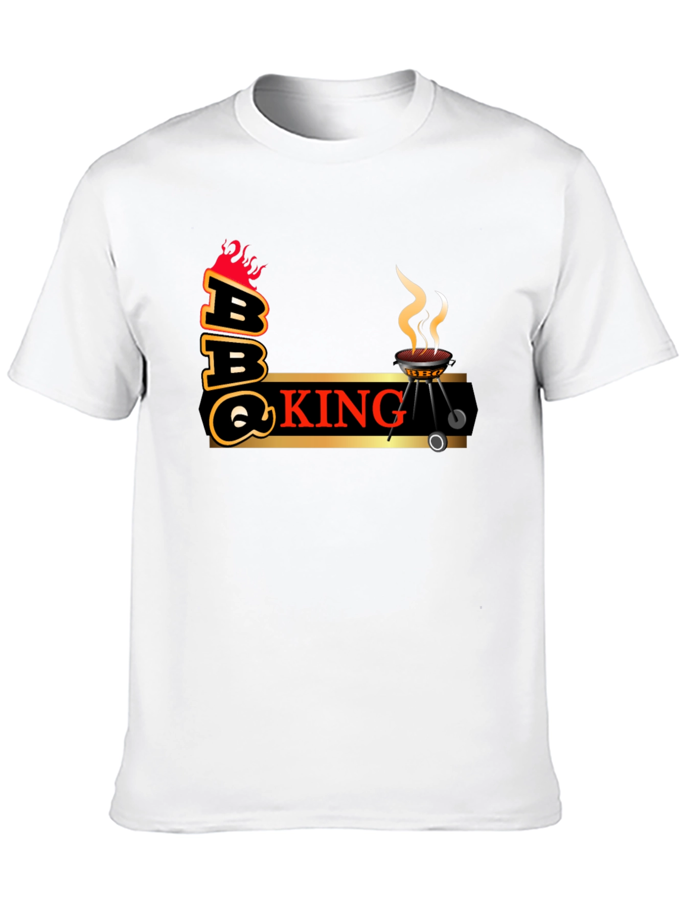 BBQ King Graphic T-Shirt - Black