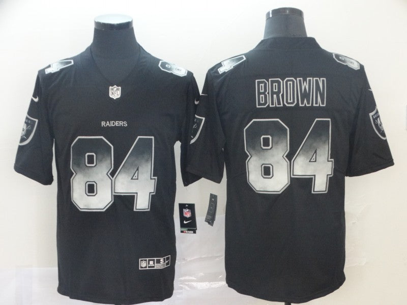 Men's Las Vegas Raiders Antonio Brown #84 Black Player Jerseys