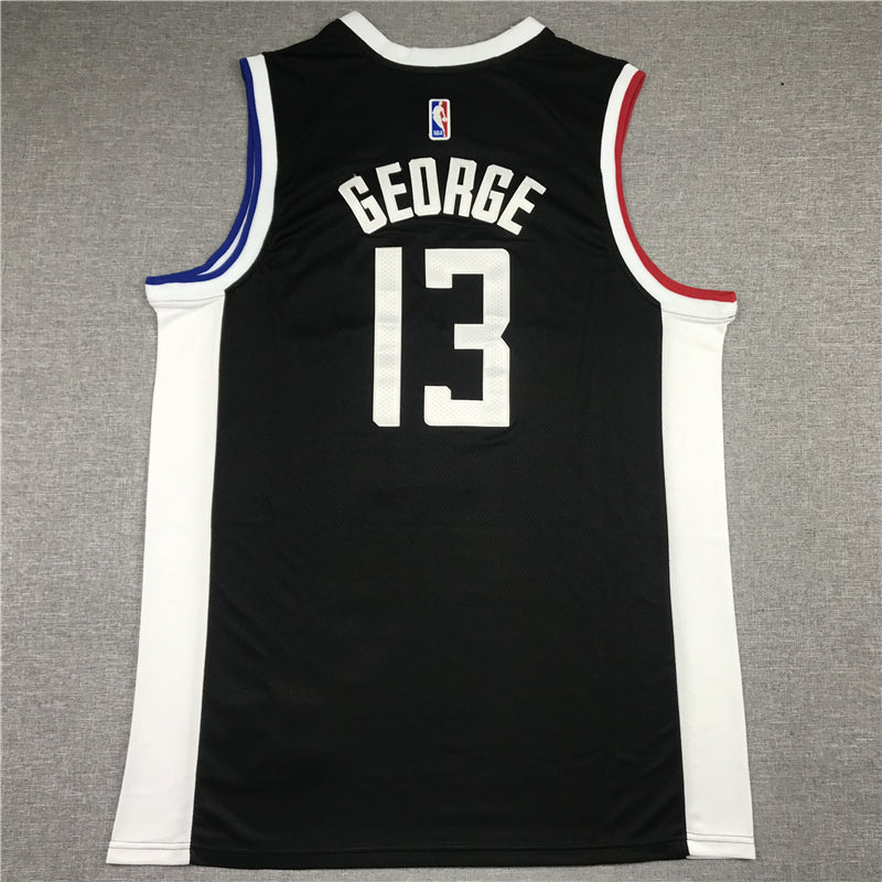 Men's LA Clippers Paul George #13 NBA Dark Blue Classics Jerseys - City Edition