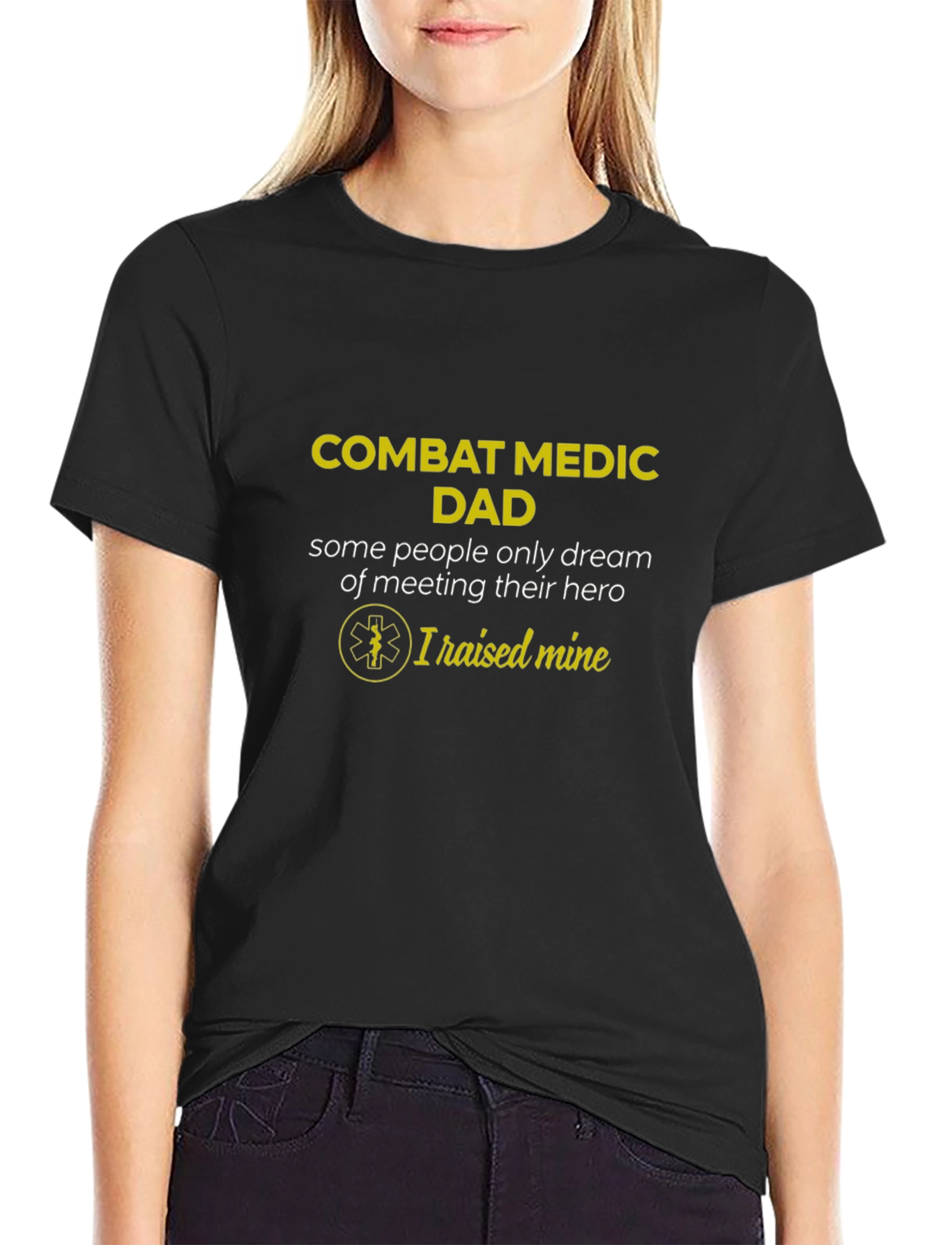 Combat Medic Dad T-Shirt - Hero Raised