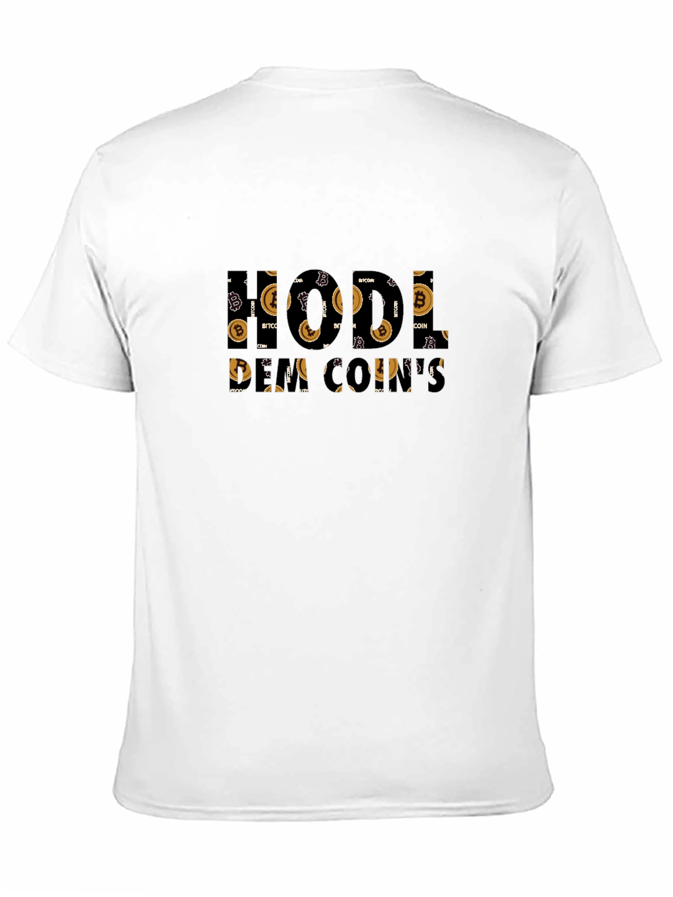HODL Bitcoin Cryptocurrency Black T-Shirt