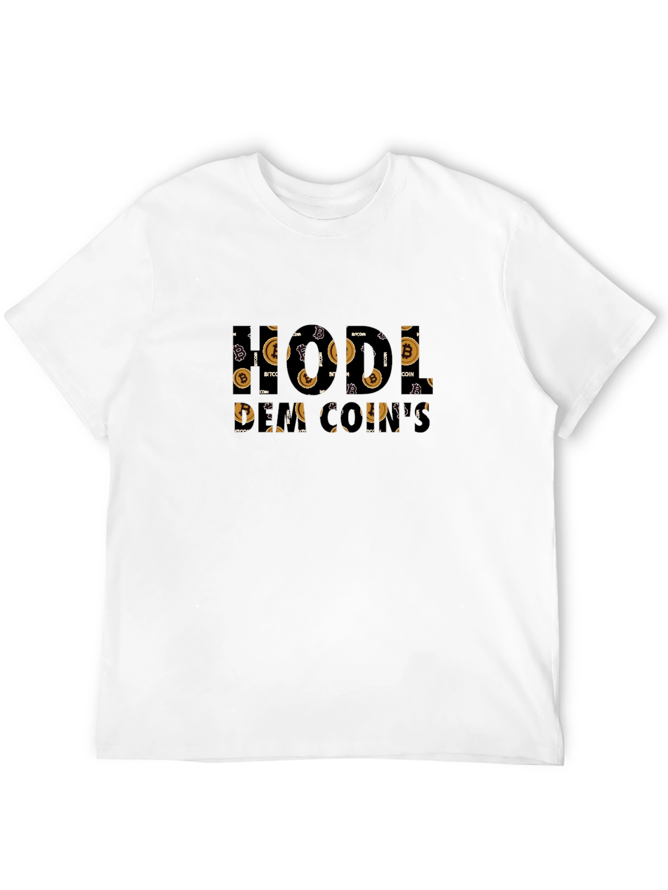 HODL Bitcoin Cryptocurrency Black T-Shirt