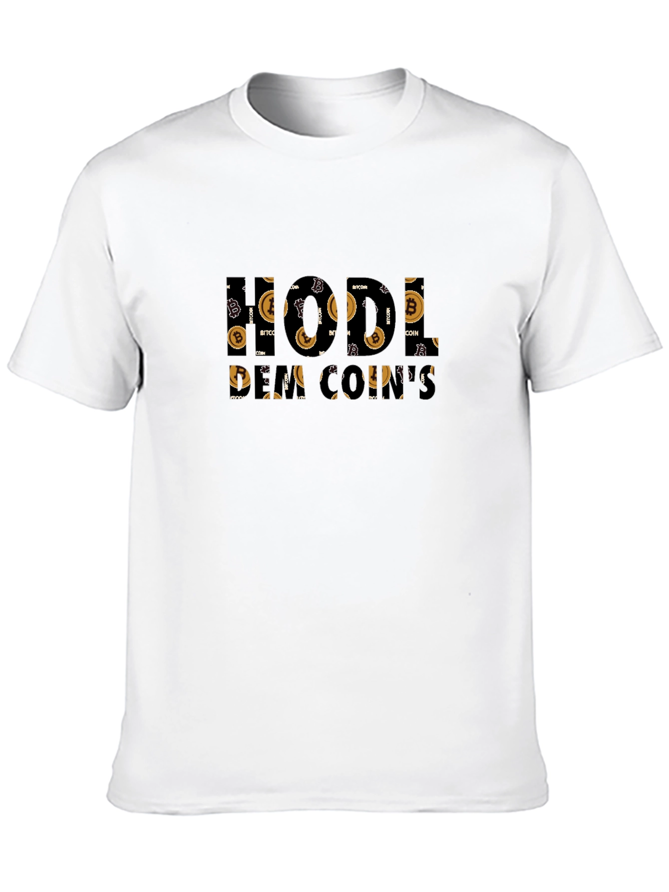 HODL Bitcoin Cryptocurrency Black T-Shirt