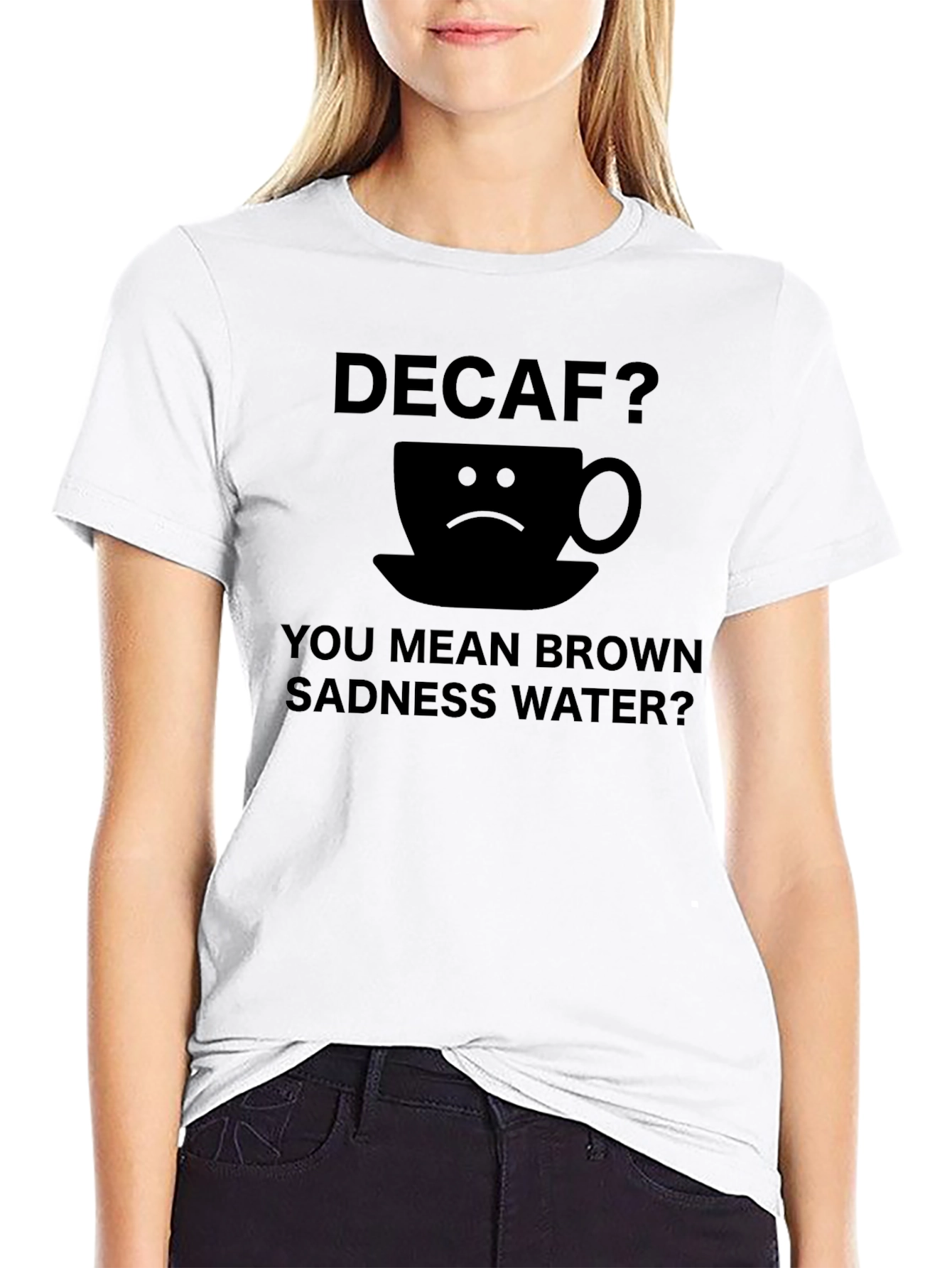 Decaf Brown Sadness Water T-Shirt