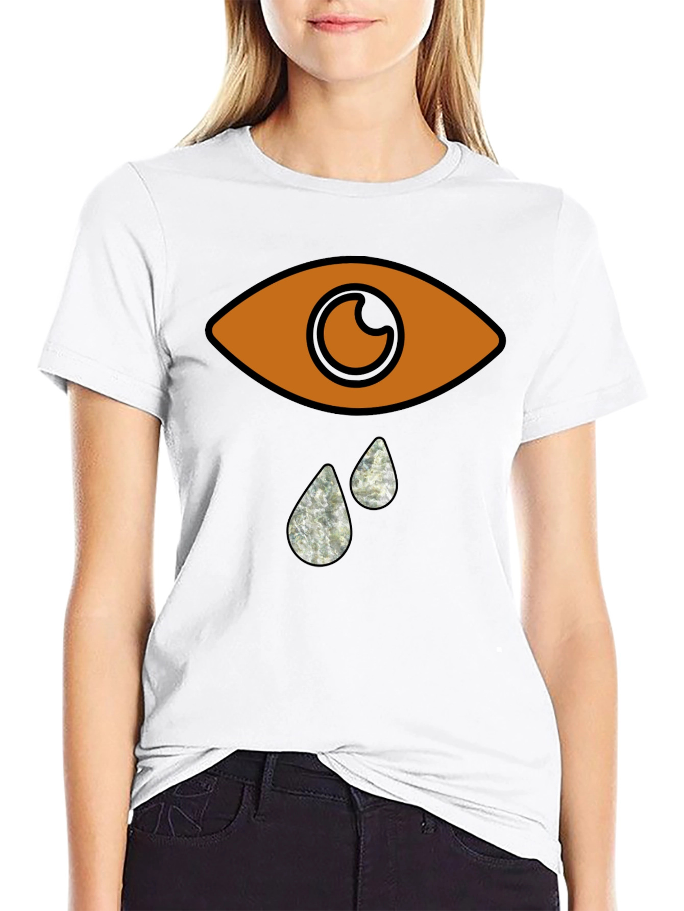 Eye with Tears Graphic T-Shirt