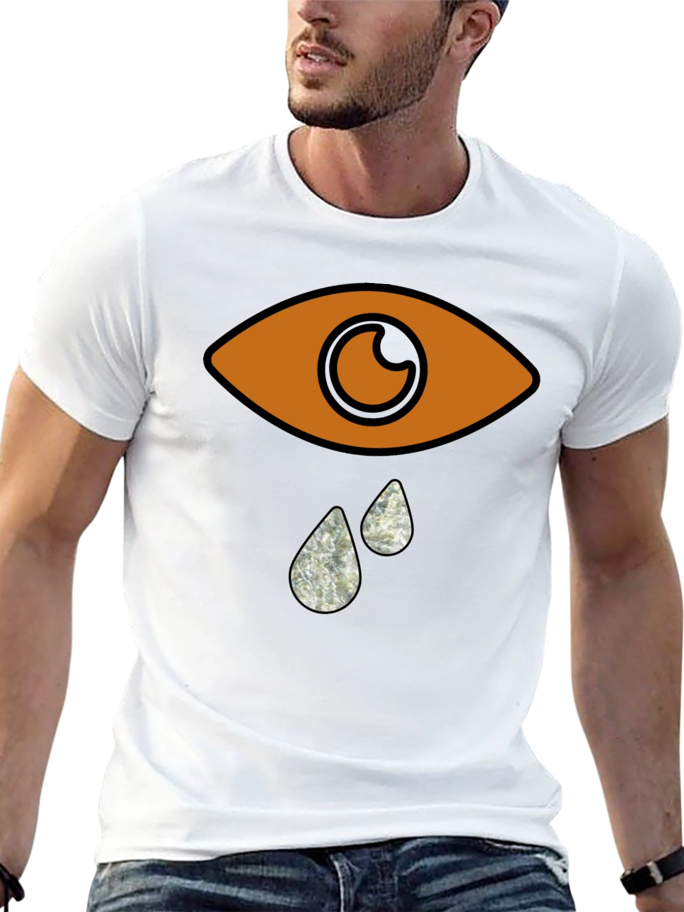 Eye with Tears Graphic T-Shirt