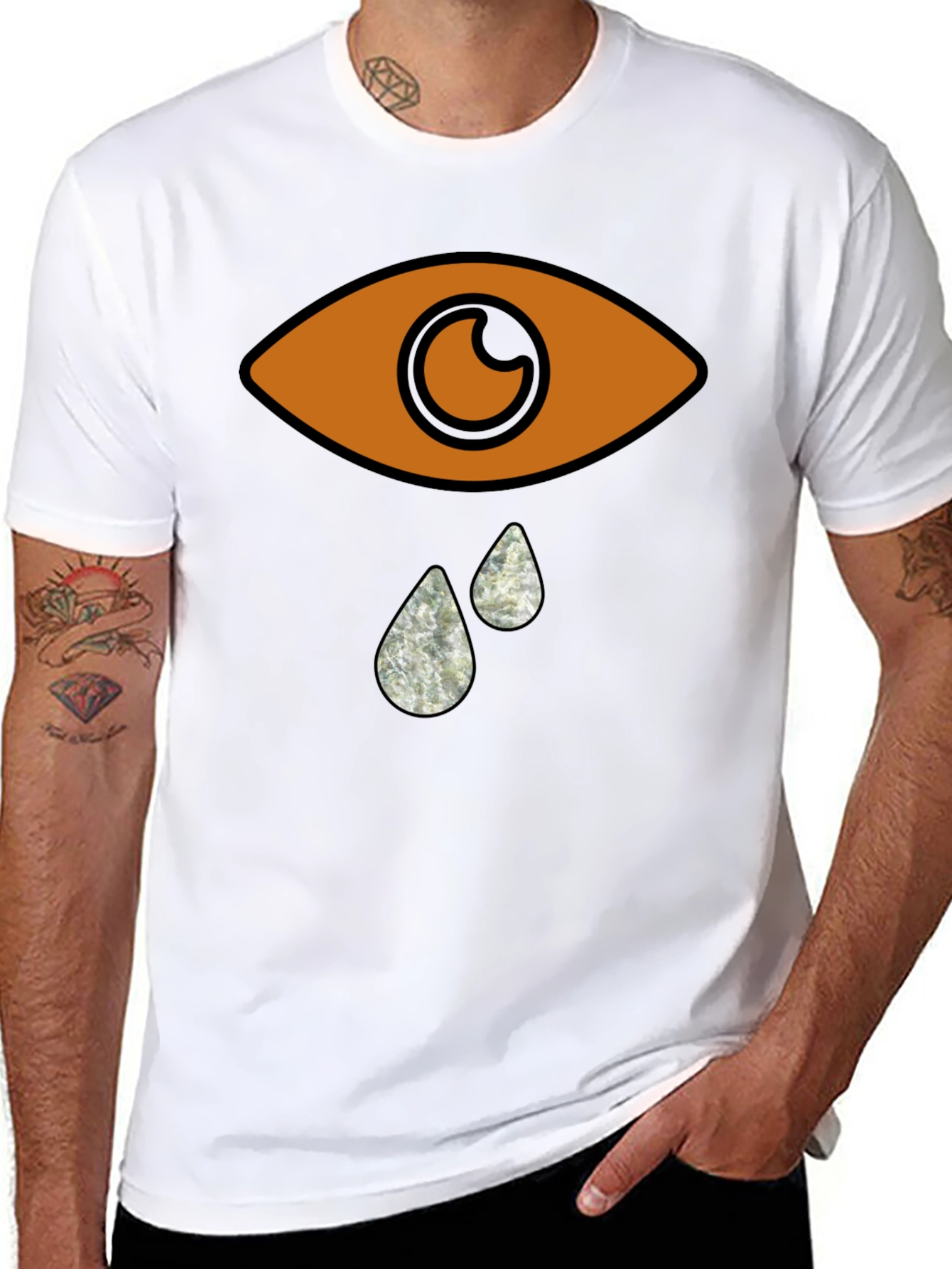 Eye with Tears Graphic T-Shirt