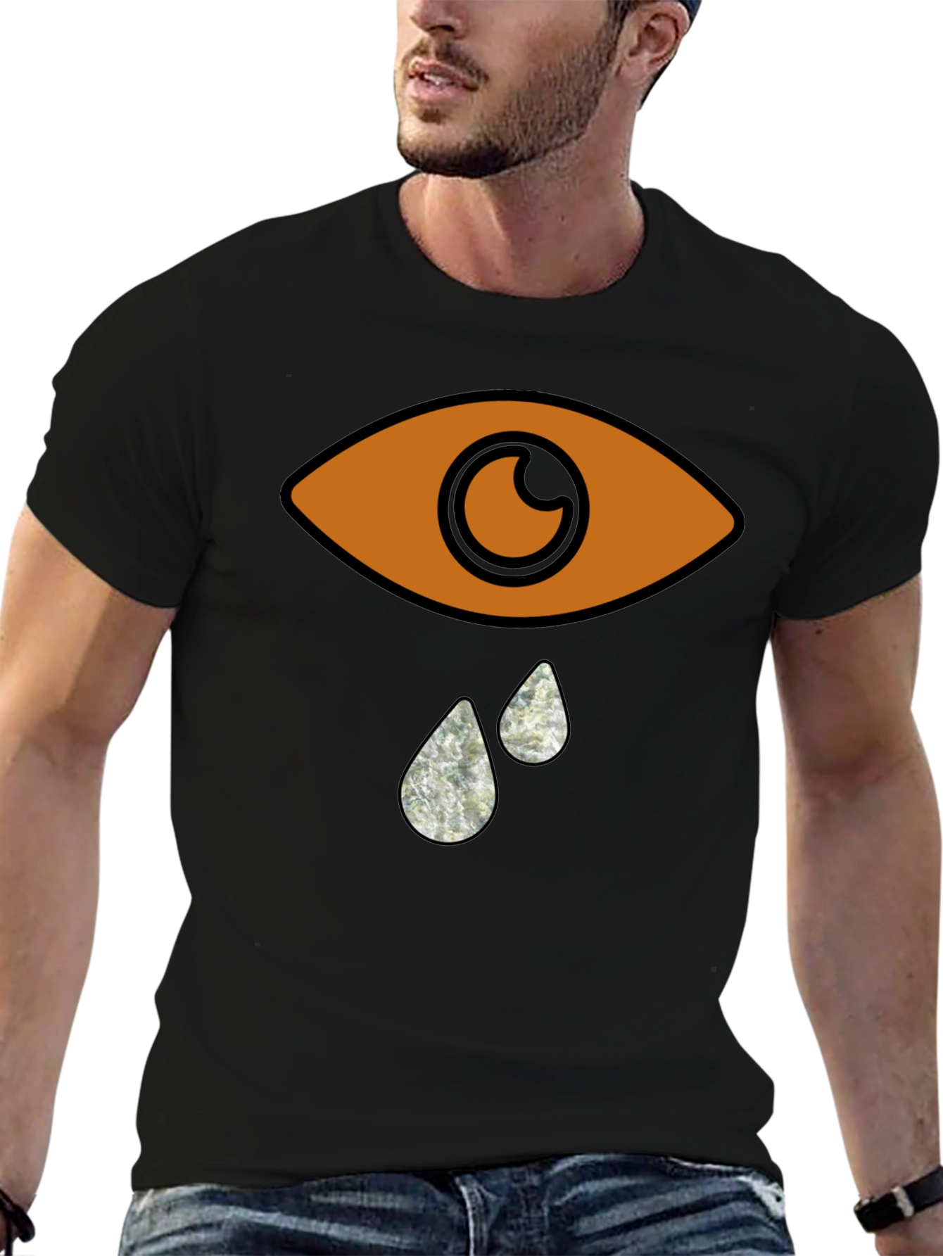 Eye with Tears Graphic T-Shirt