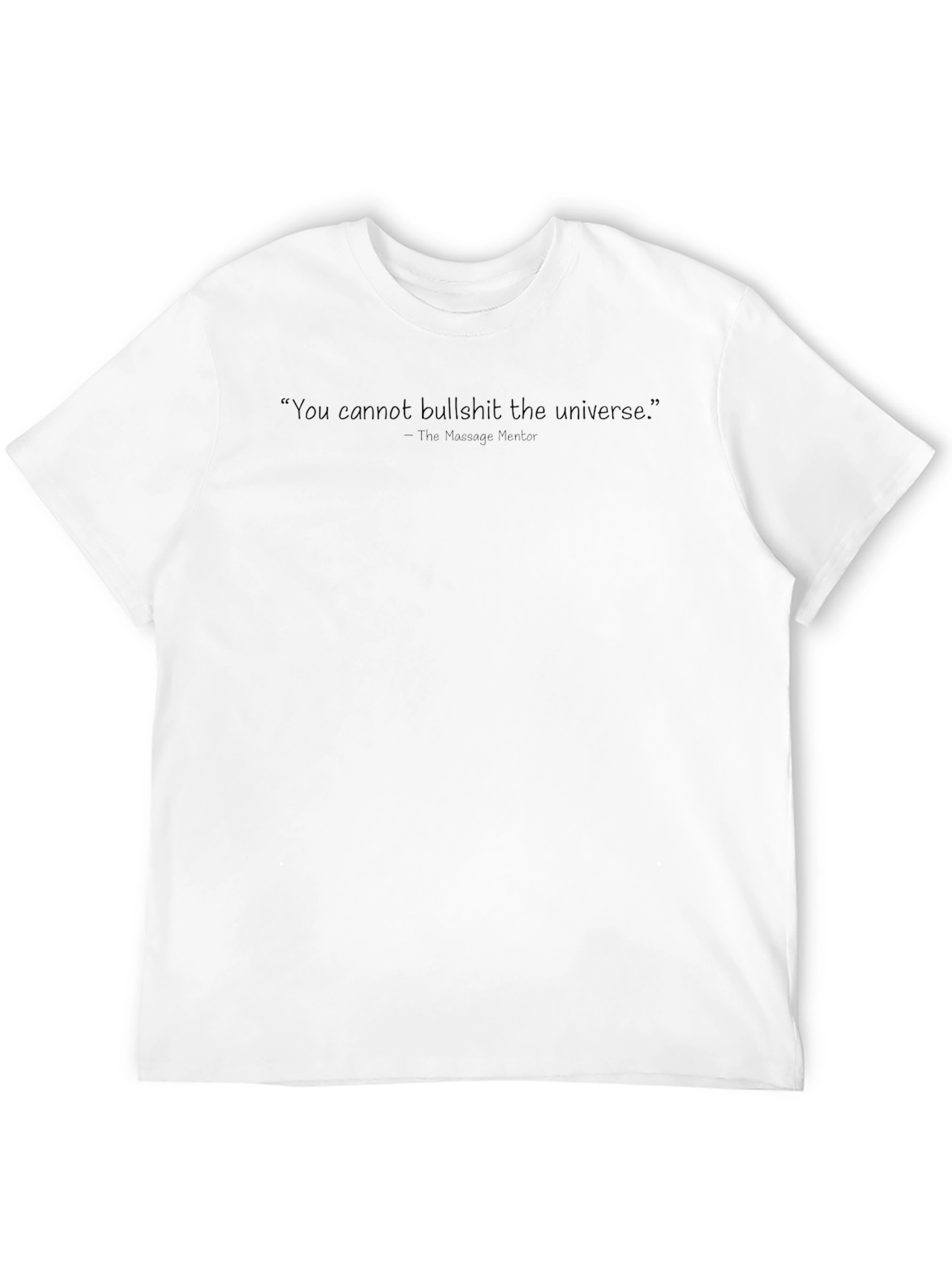 Philosophical Statement Black Graphic Tee