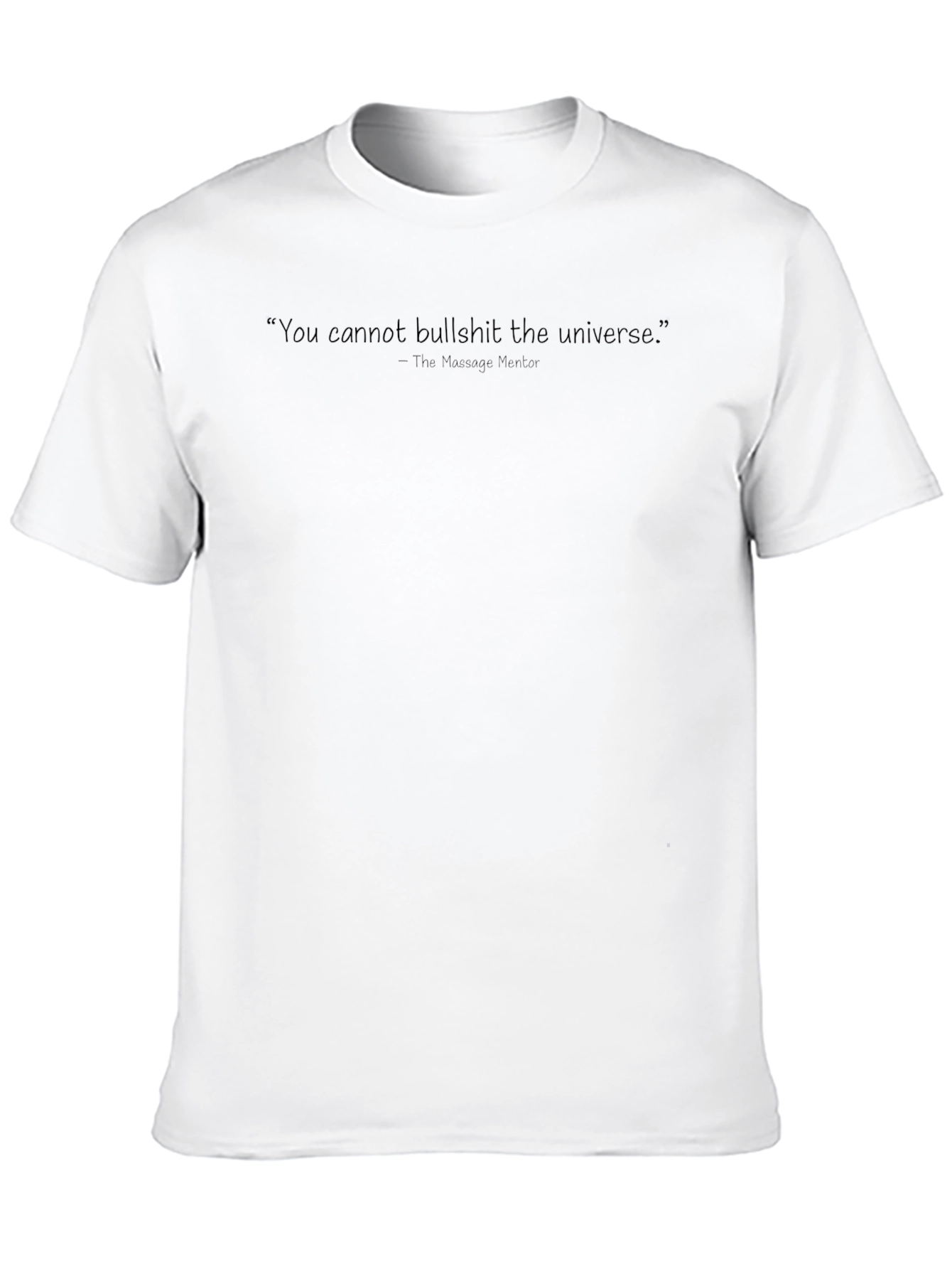 Philosophical Statement Black Graphic Tee