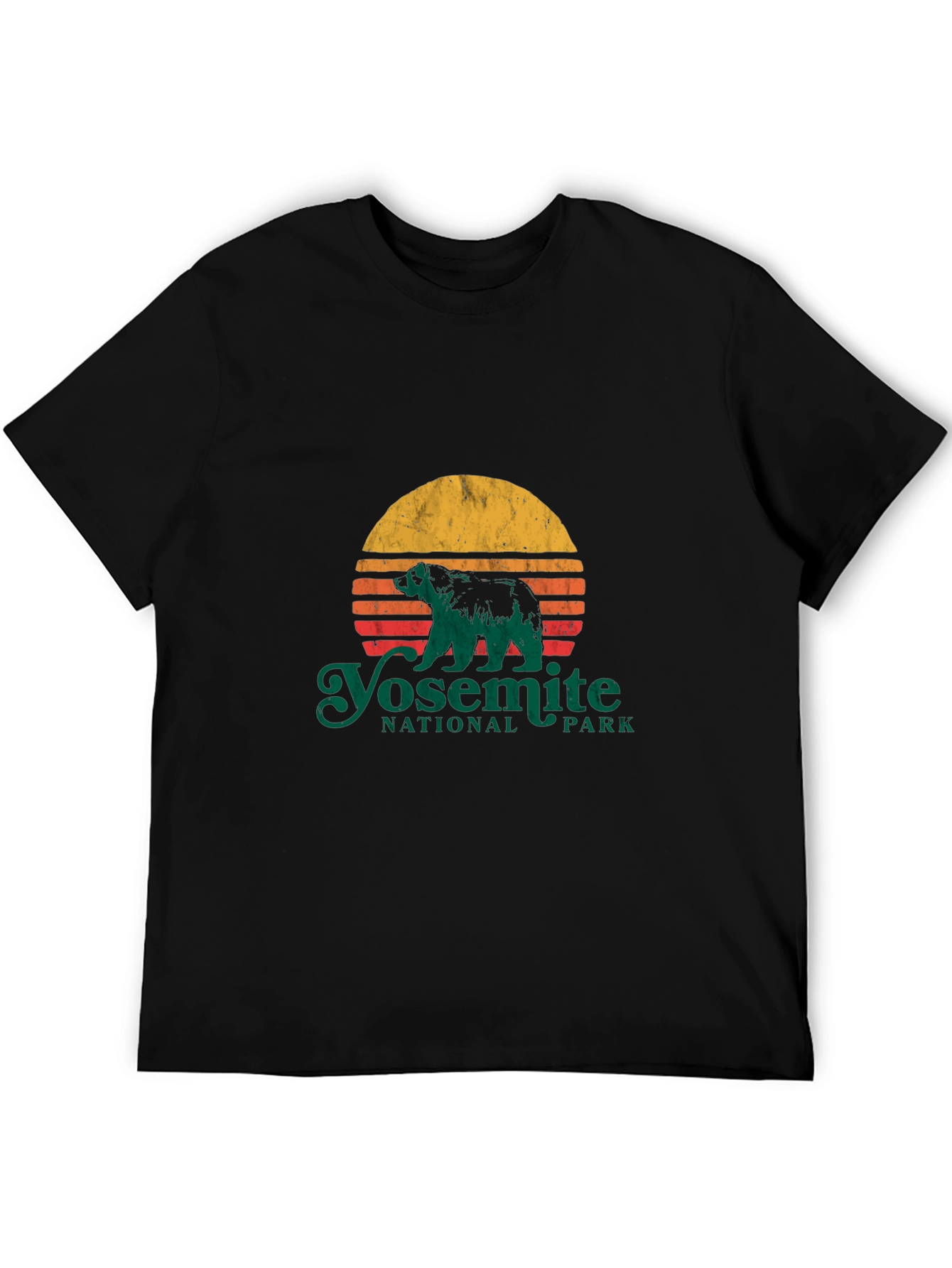 Yosemite National Park Bear T-Shirt - Retro Style Tee