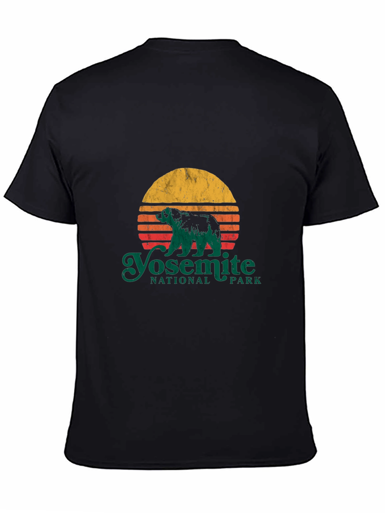 Yosemite National Park Bear T-Shirt - Retro Style Tee