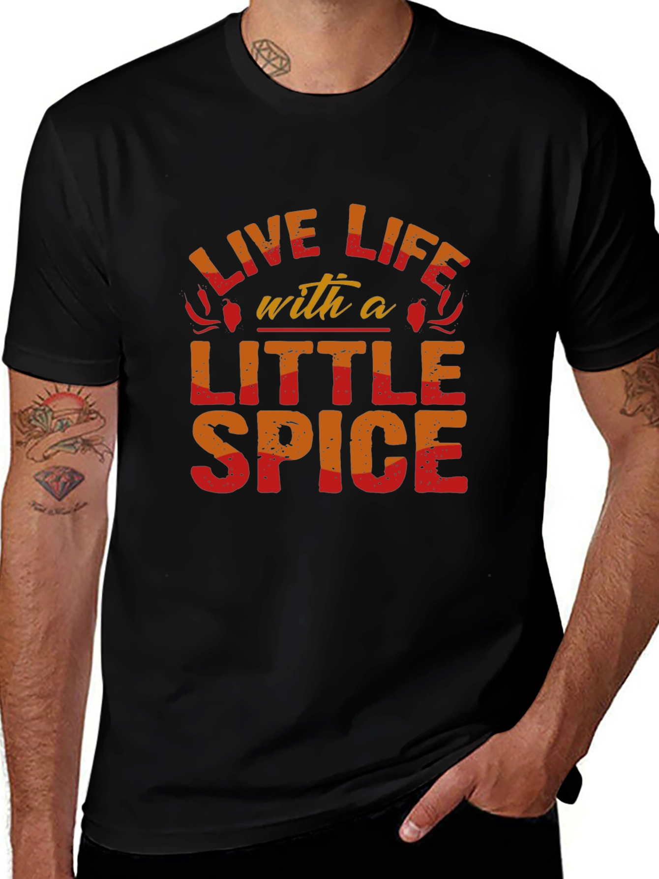 Live Life with a Little Spice Graphic Tee