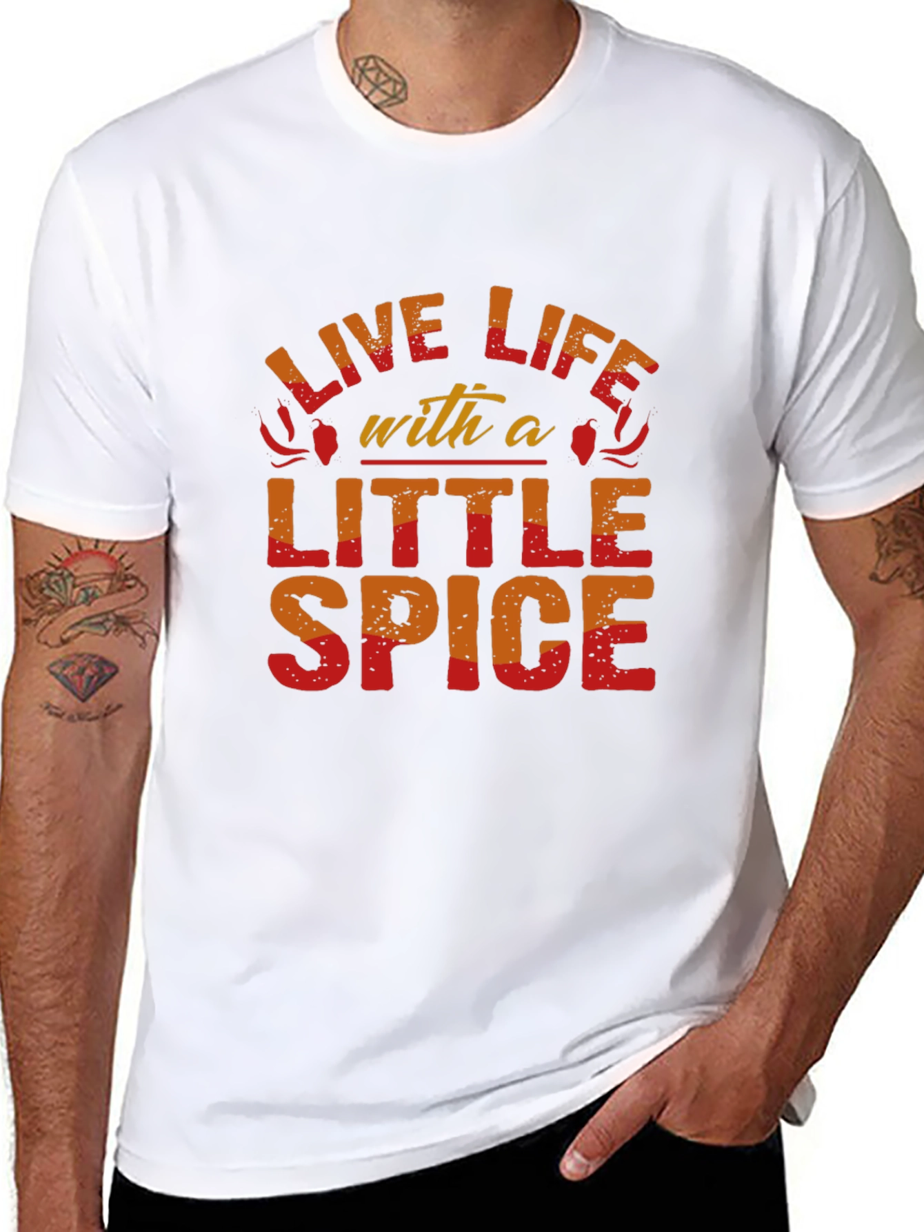 Live Life with a Little Spice Graphic Tee