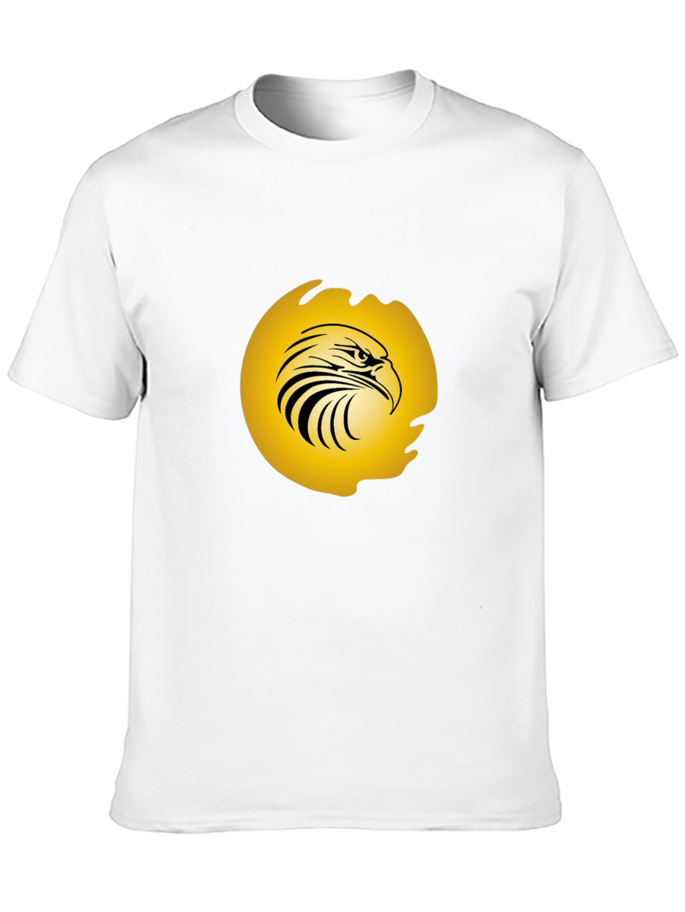 Mens Black Eagle Graphic Tee - Bold & Stylish