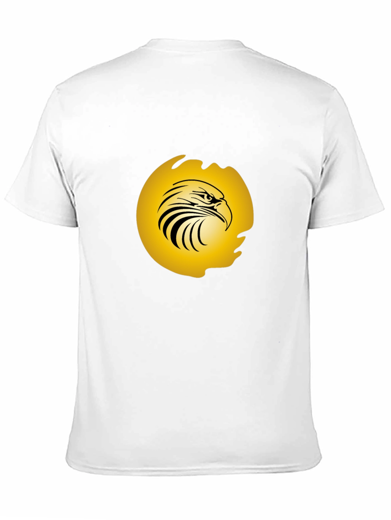 Mens Black Eagle Graphic Tee - Bold & Stylish