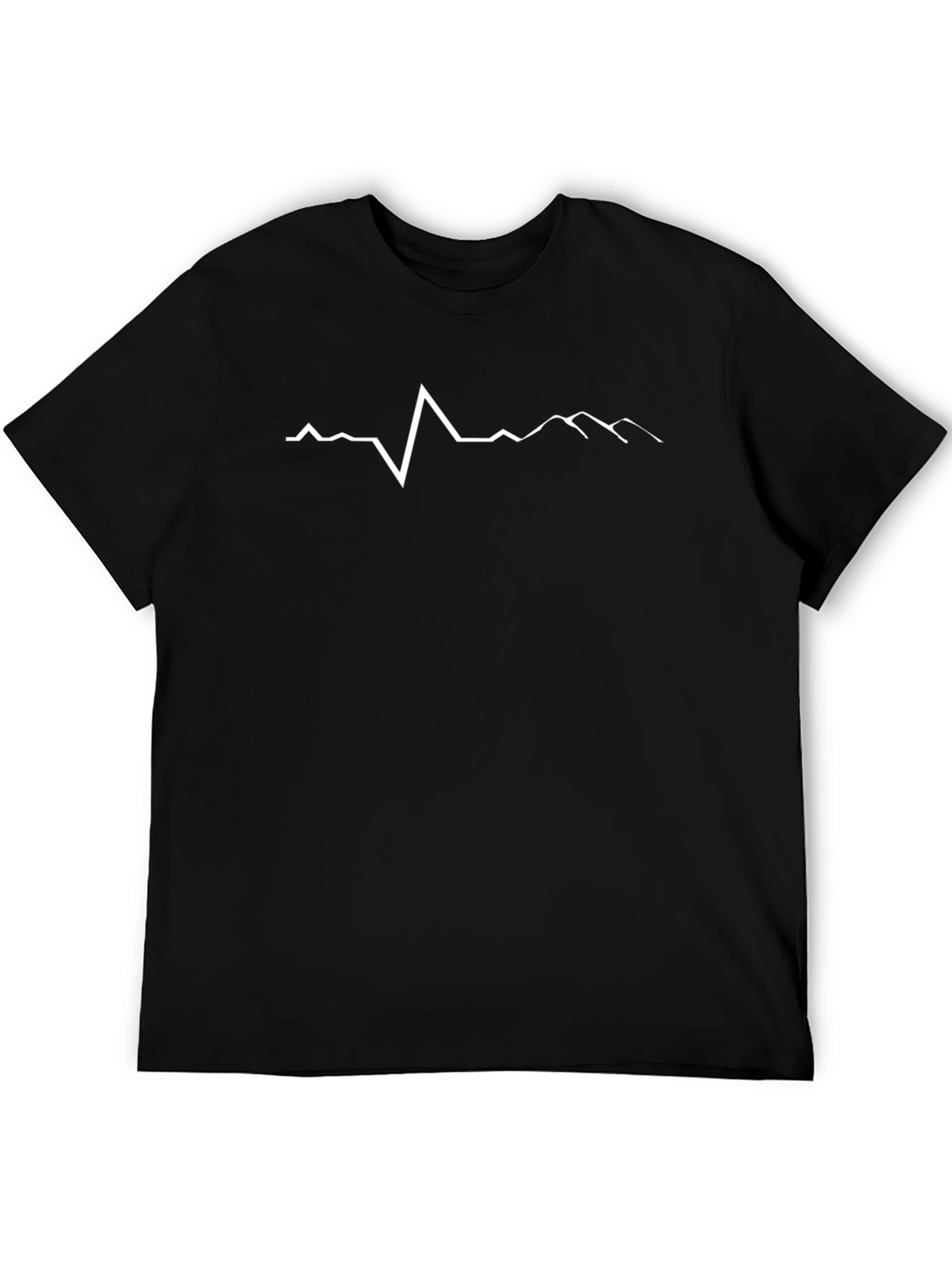 Mountain Heartbeat T-Shirt - Black