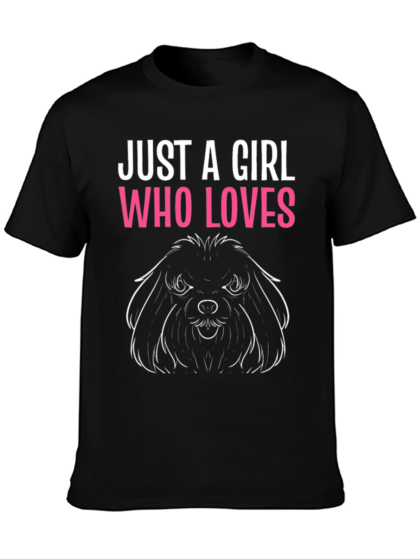 Dog Lover T-Shirt - Just A Girl Who Loves