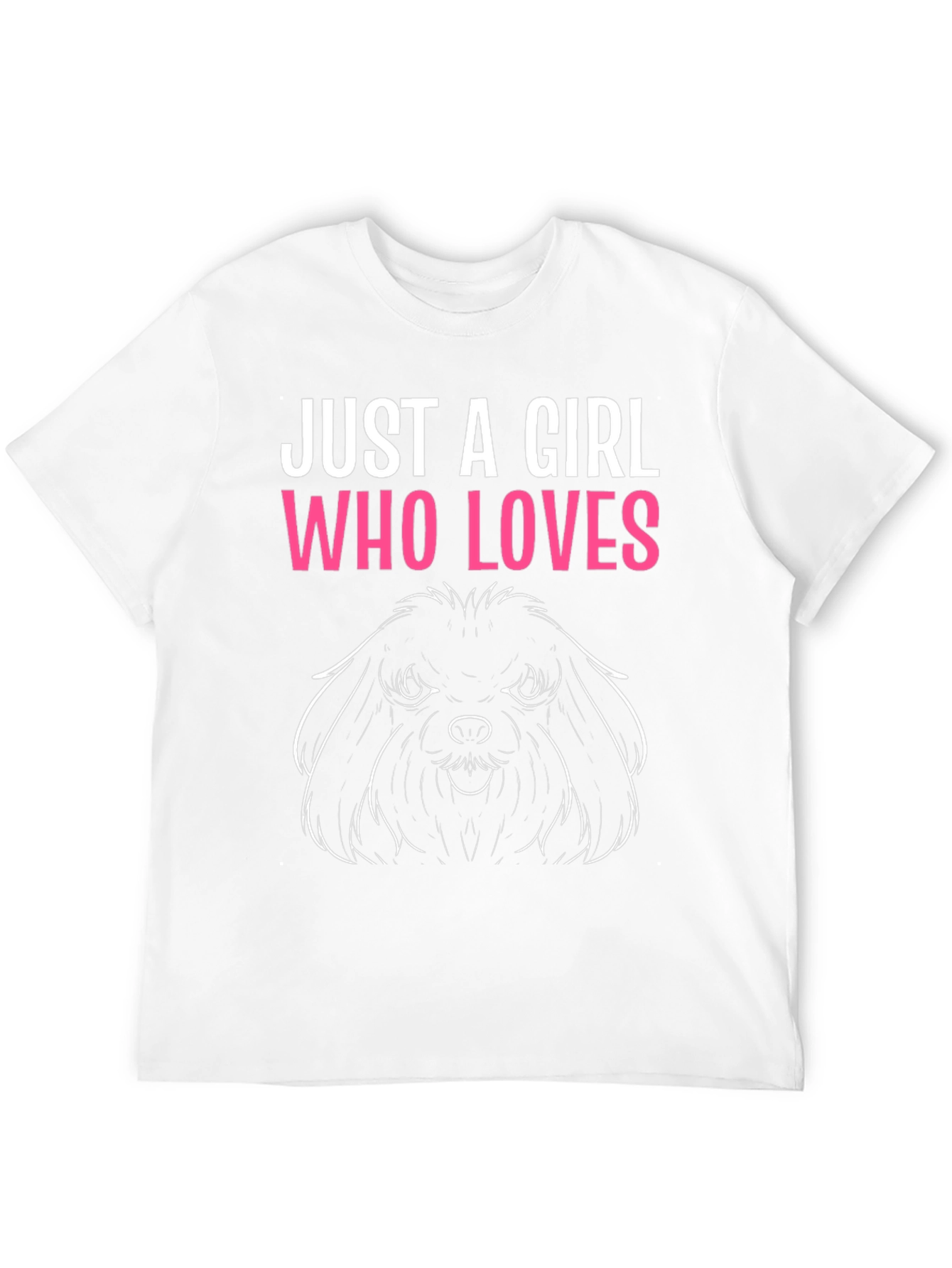 Dog Lover T-Shirt - Just A Girl Who Loves