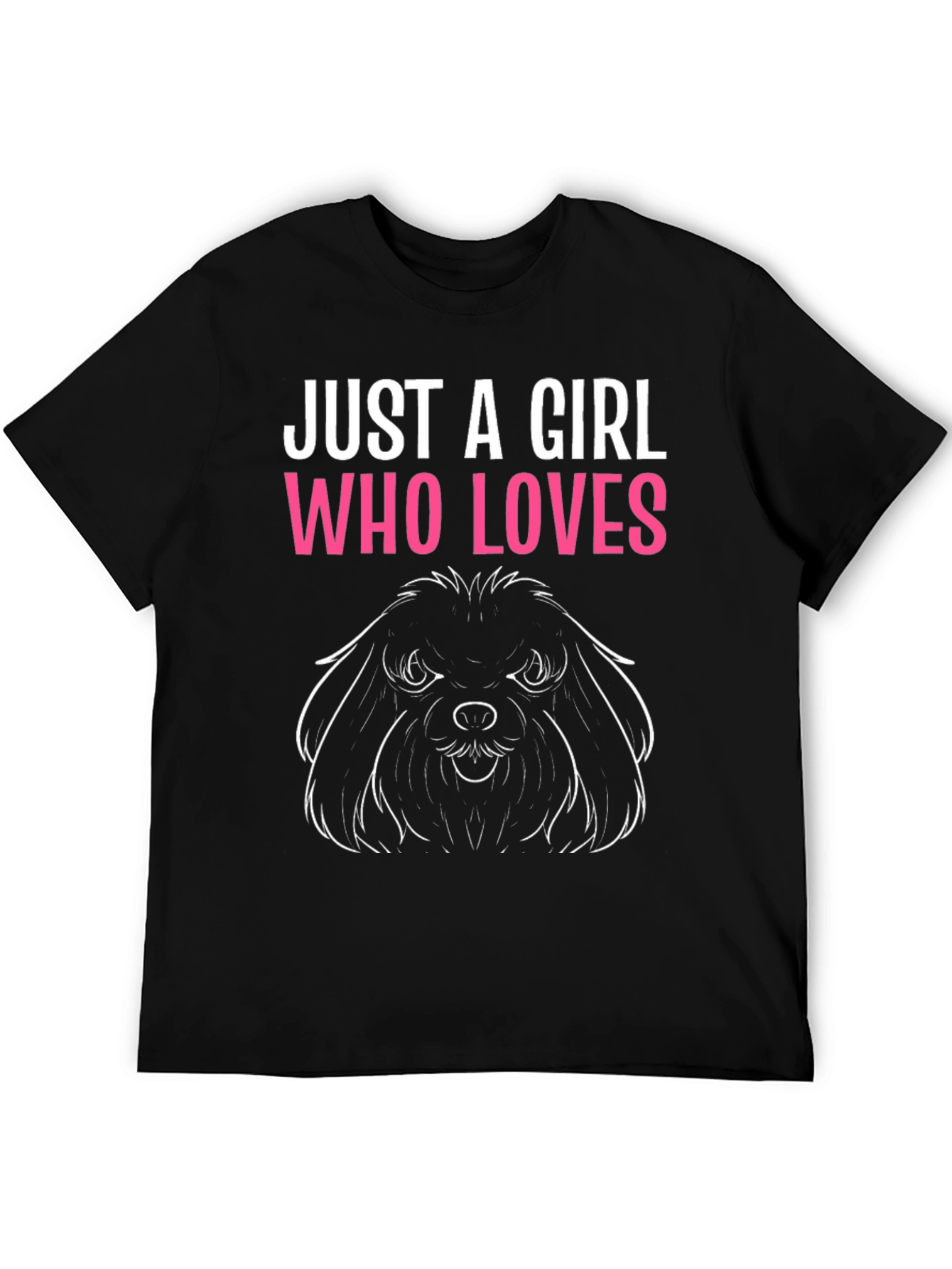 Dog Lover T-Shirt - Just A Girl Who Loves
