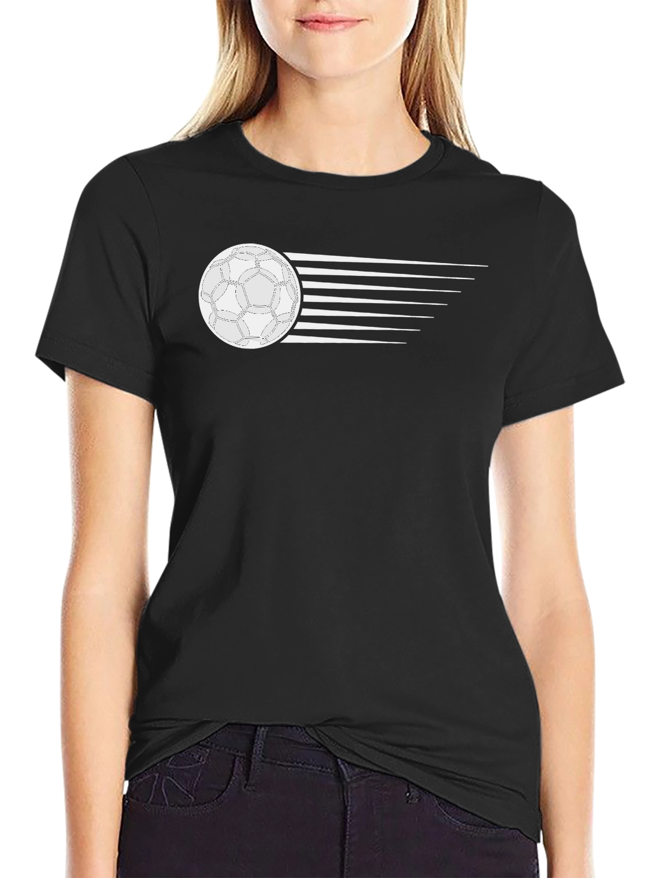 Soccer Ball Speed Graphic T-Shirt