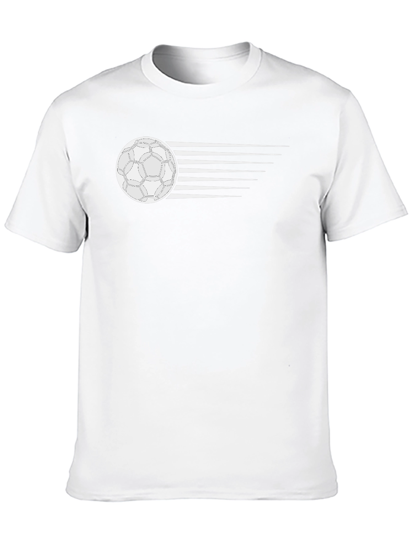 Soccer Ball Speed Graphic T-Shirt