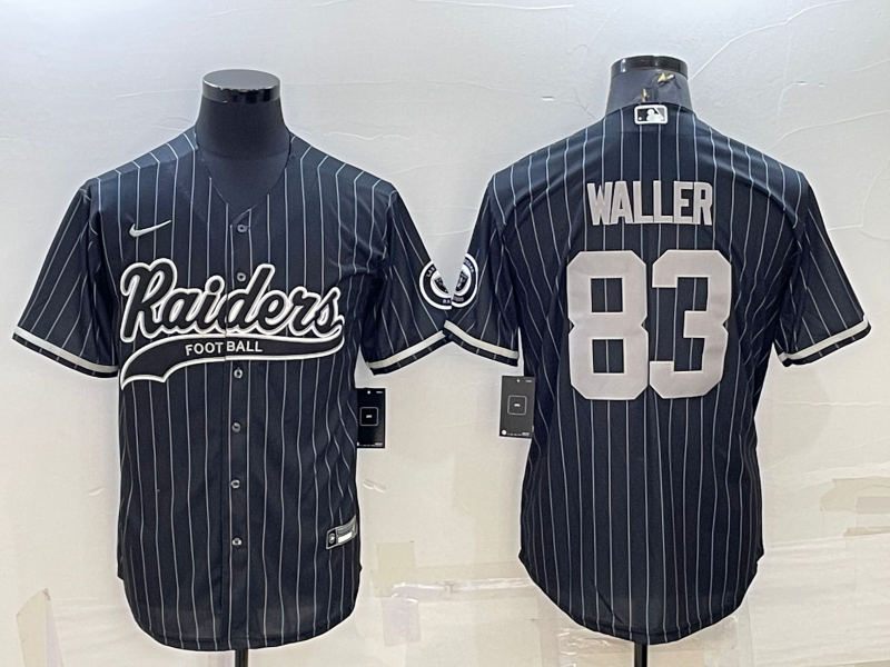 Men's Las Vegas Raiders Darren Waller #83 Black Player Jerseys Joint Edition