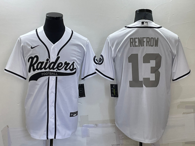 Men's Las Vegas Raiders Hunter Renfrow #13 White Player Jerseys Joint Edition