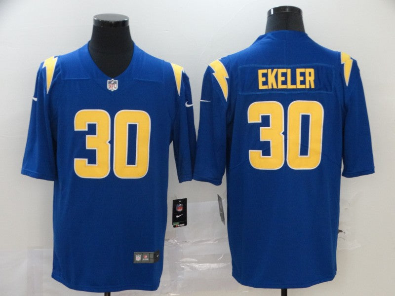 Men's Los Angeles Chargers Austin Ekeler #30 Blue 2nd Alternate Game Jerseys