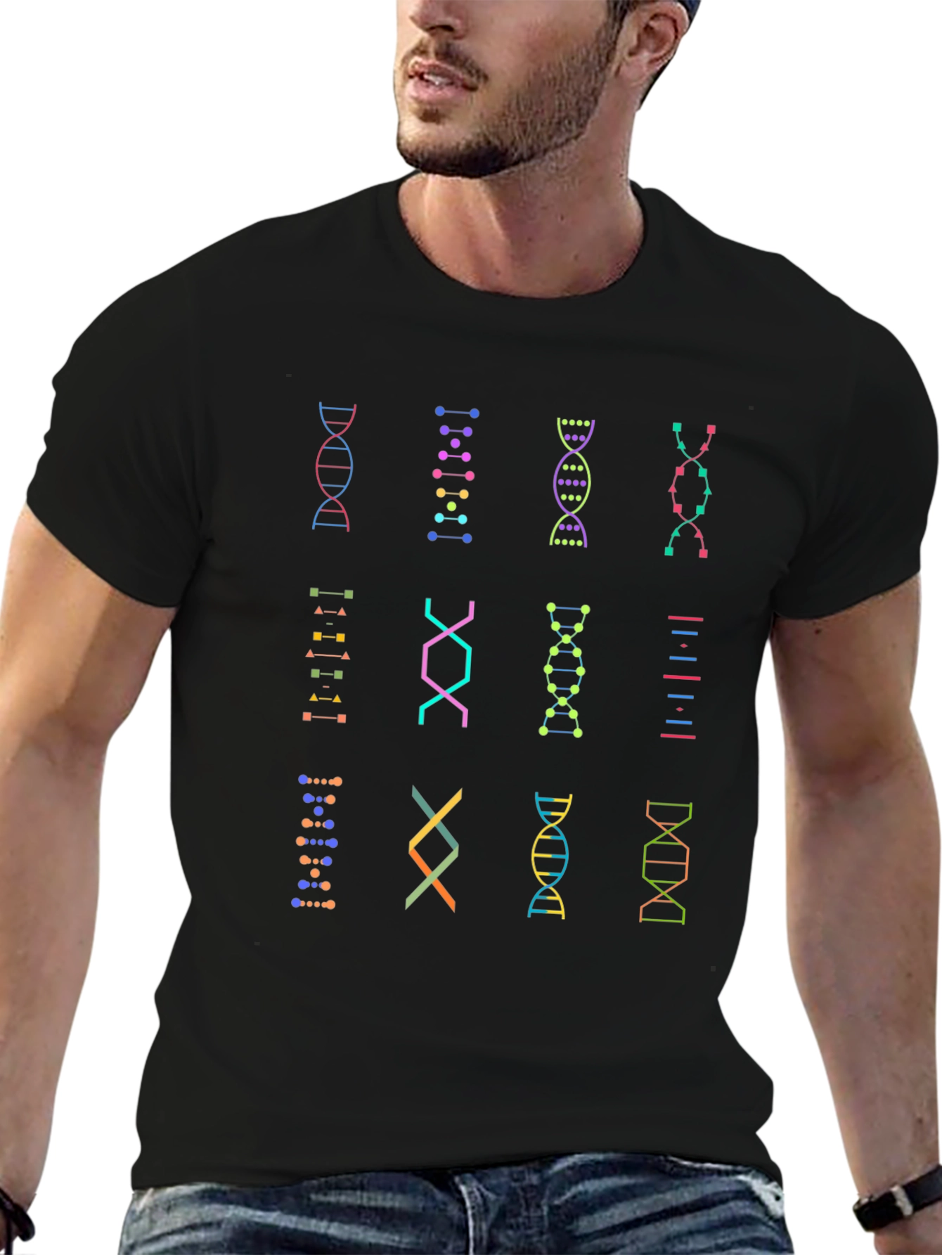 DNA Graphic T-Shirt Molecular Biology Tee