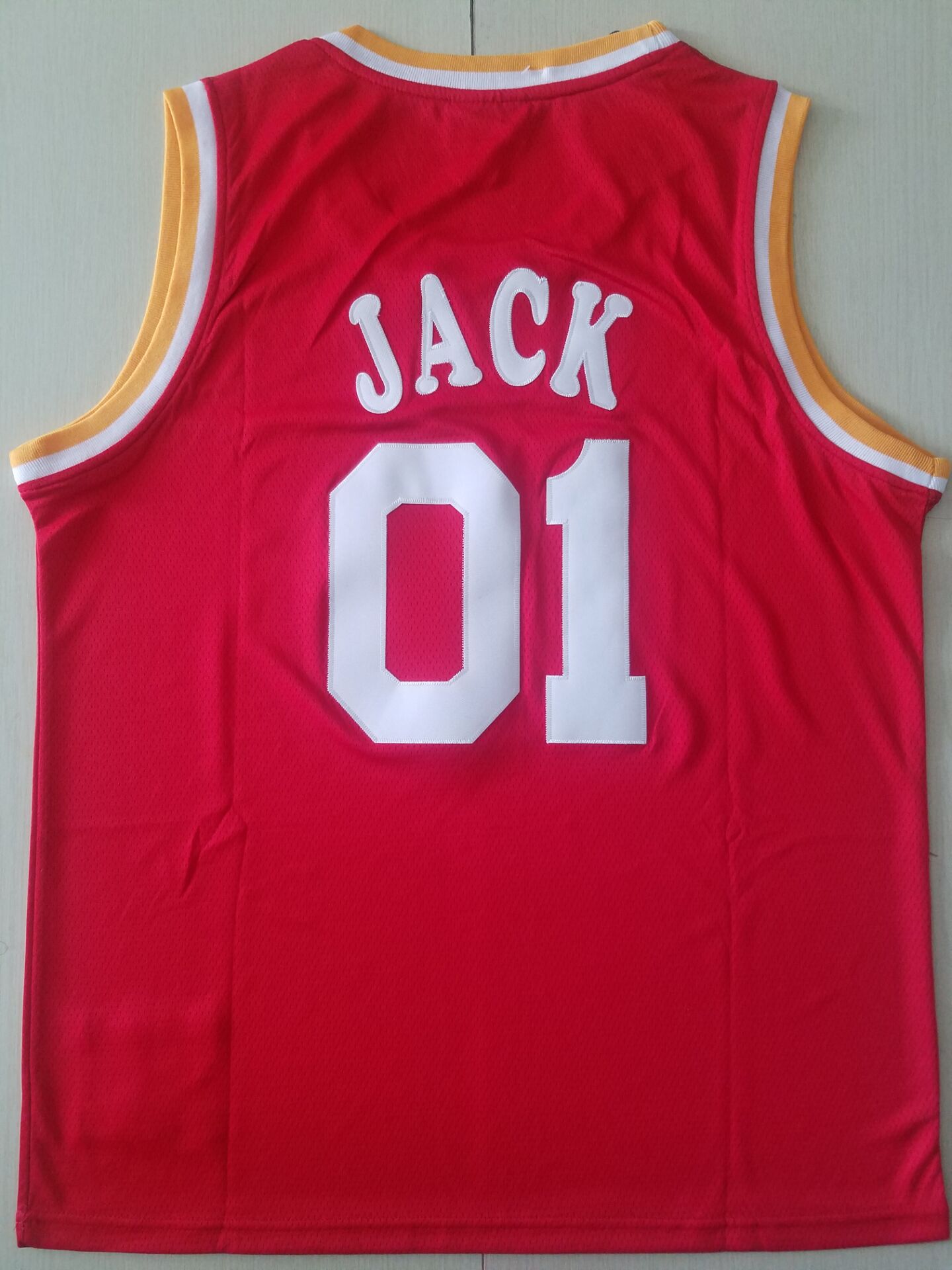 Men's Houston Rockets #01 NBA Red Classics Jerseys - Joint Edition