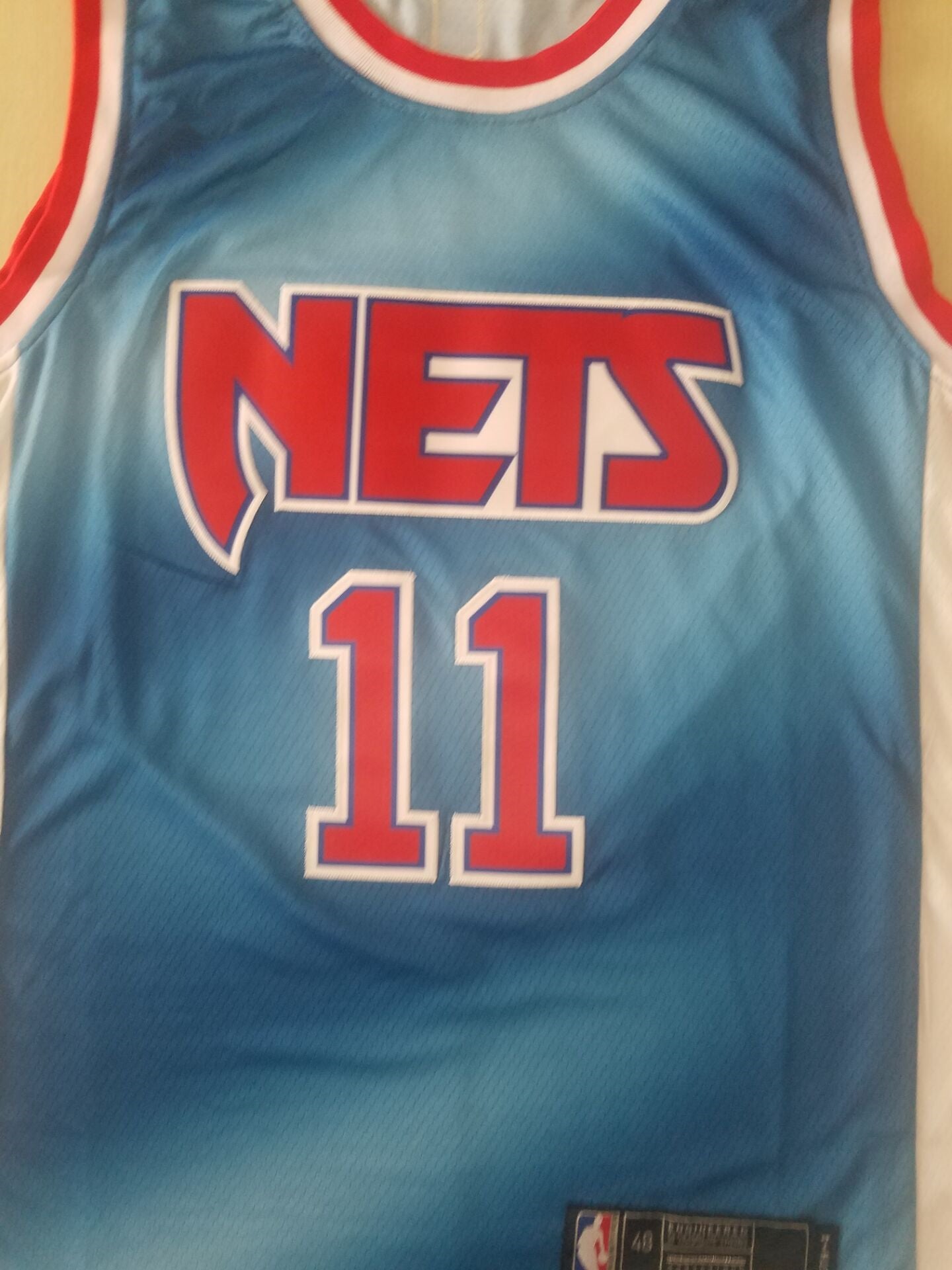 Men's Brooklyn Nets Kyrie Irving #11 Blue Swingman Player Jerseys