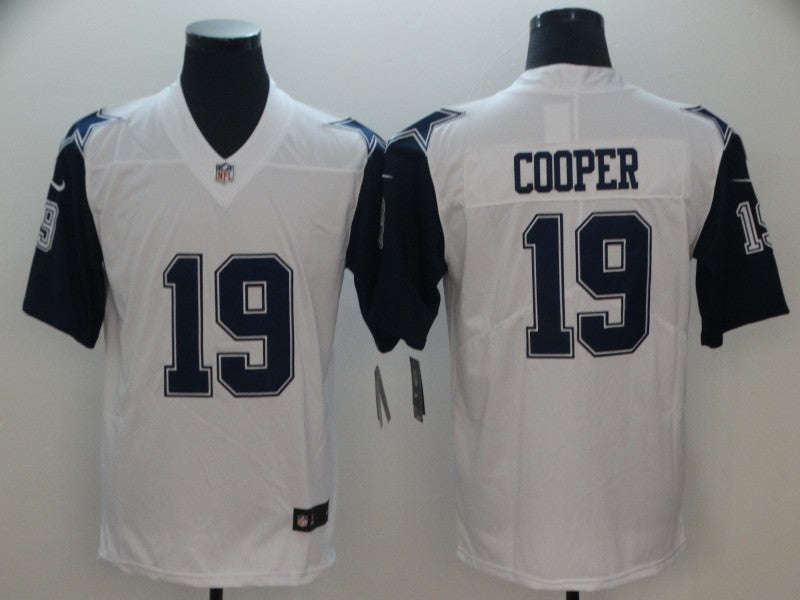 Men's Dallas Cowboys Amari Cooper #19 White Game Jerseys