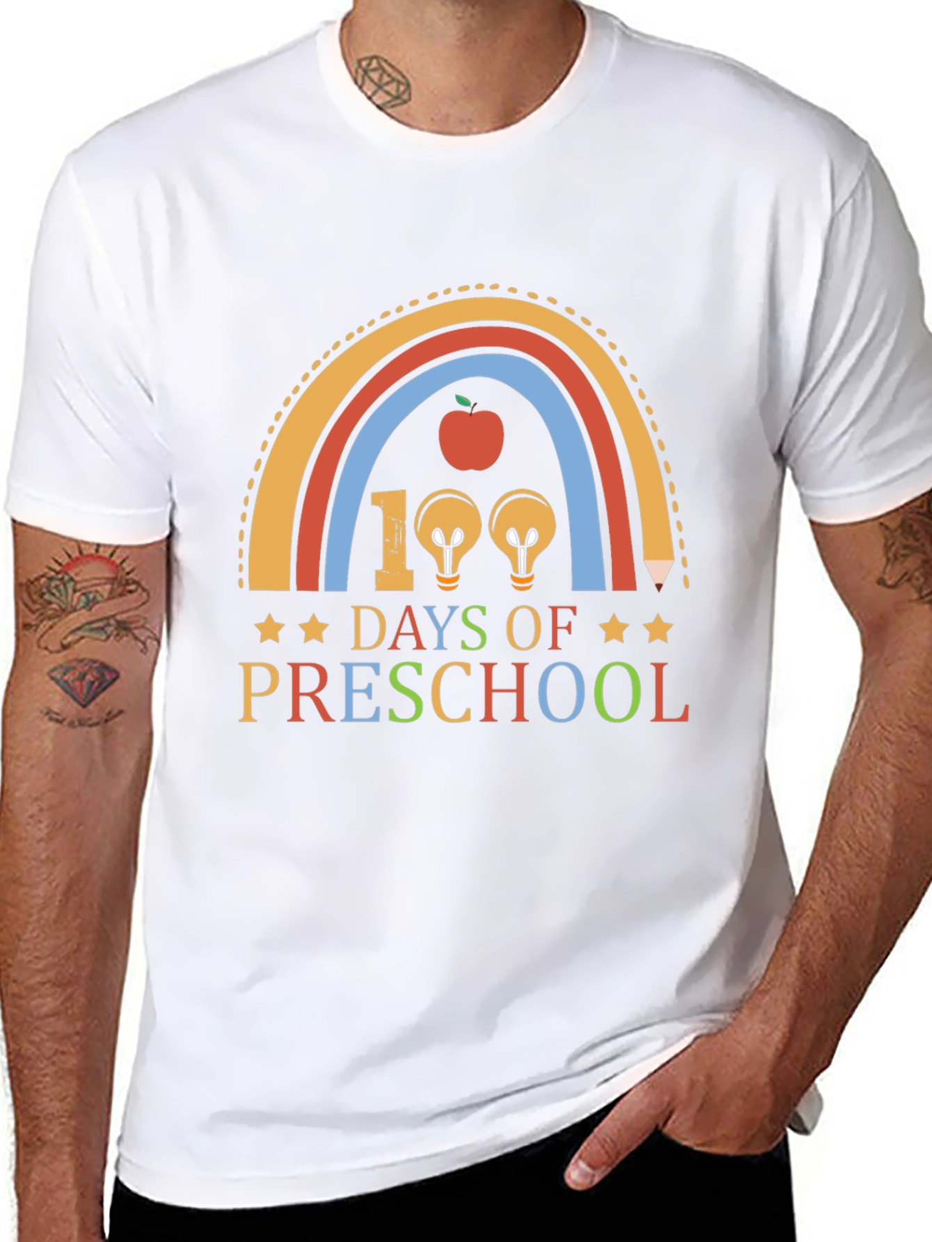 100 Days of Preschool Graphic Tee