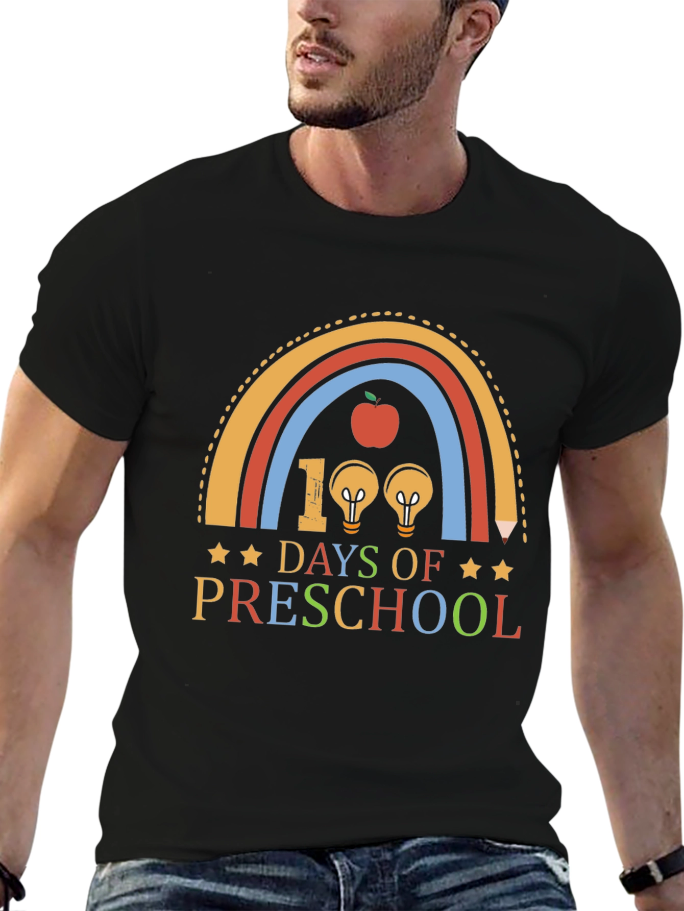 100 Days of Preschool Graphic Tee