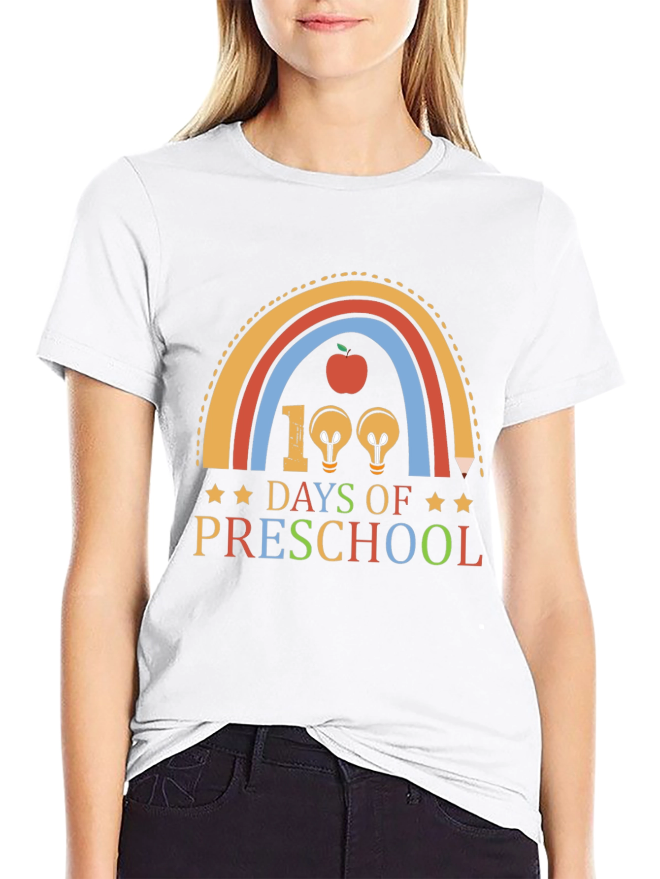 100 Days of Preschool Graphic Tee