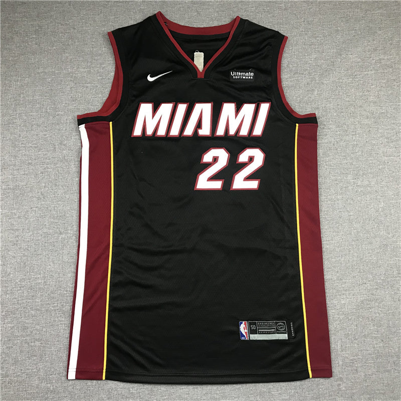 Men's Miami Heat Jimmy Butler #22 Black 2022/23 Swingman Jerseys - Icon Edition