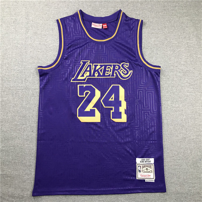 Men's Los Angeles Lakers Kobe Bryant 1996-97 Hardwood Classics Swingman Jerseys