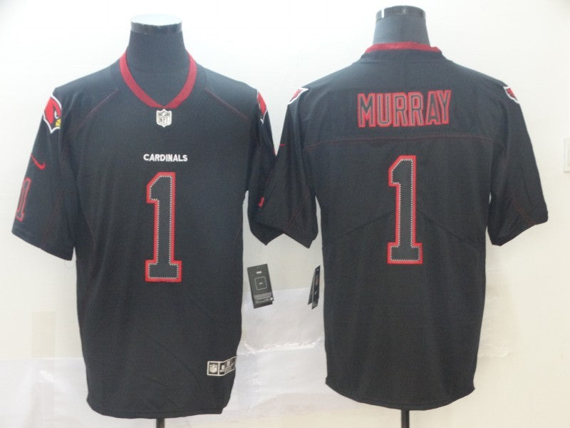 Men's Arizona Cardinals Kyler Murray #1 Black Authentic Game Jerseys