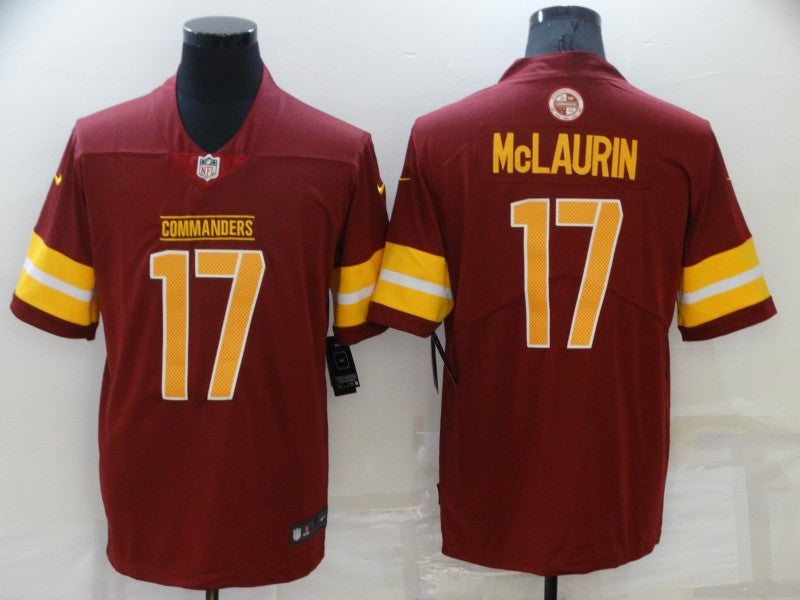 Men's Washington Commanders Terry Mclaurin #17 Red Game Player Jerseys