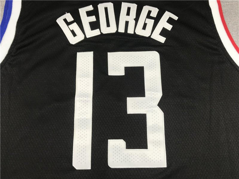 Men's LA Clippers Paul George #13 NBA Dark Blue Classics Jerseys - City Edition