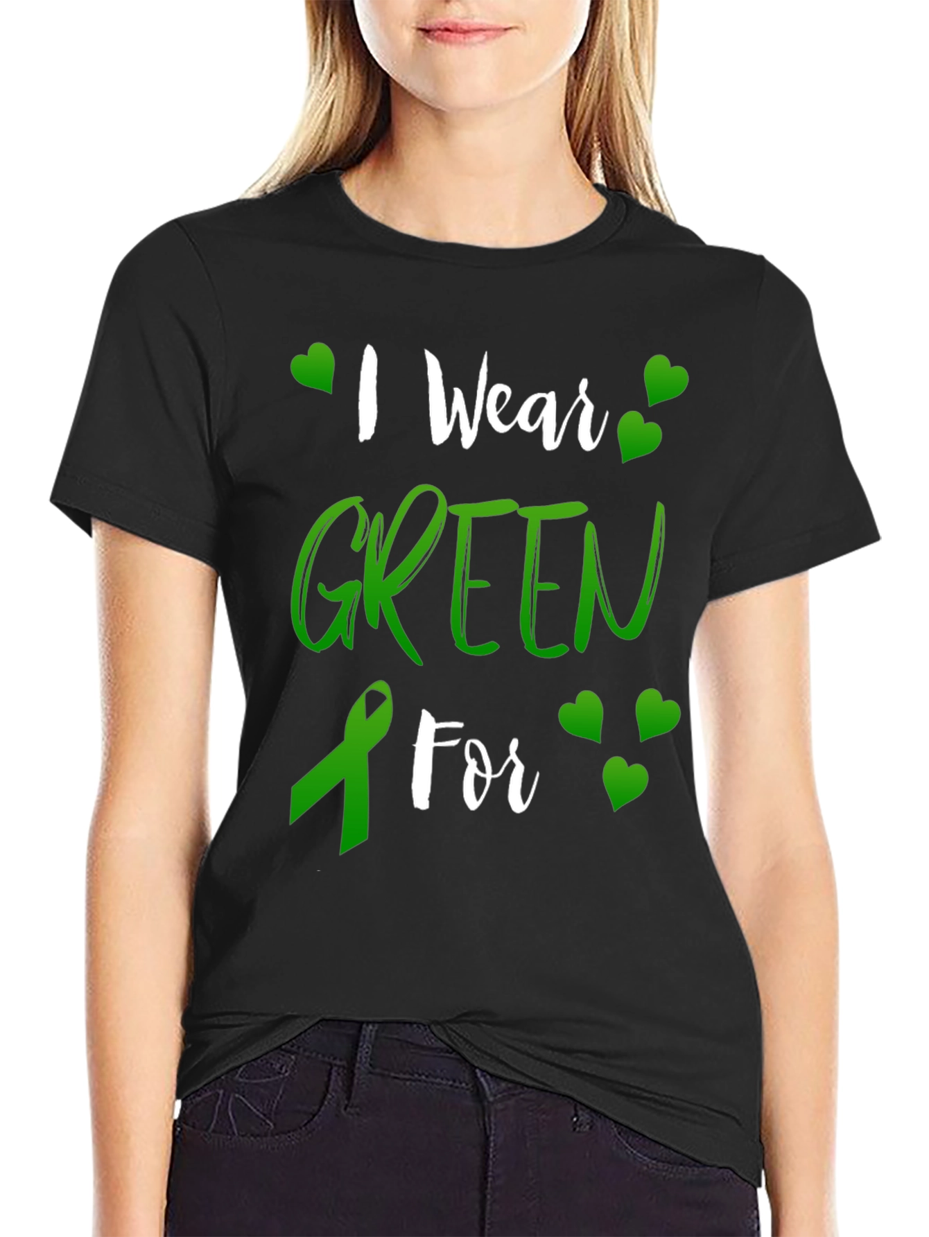 I Wear Green For Awareness T-Shirt