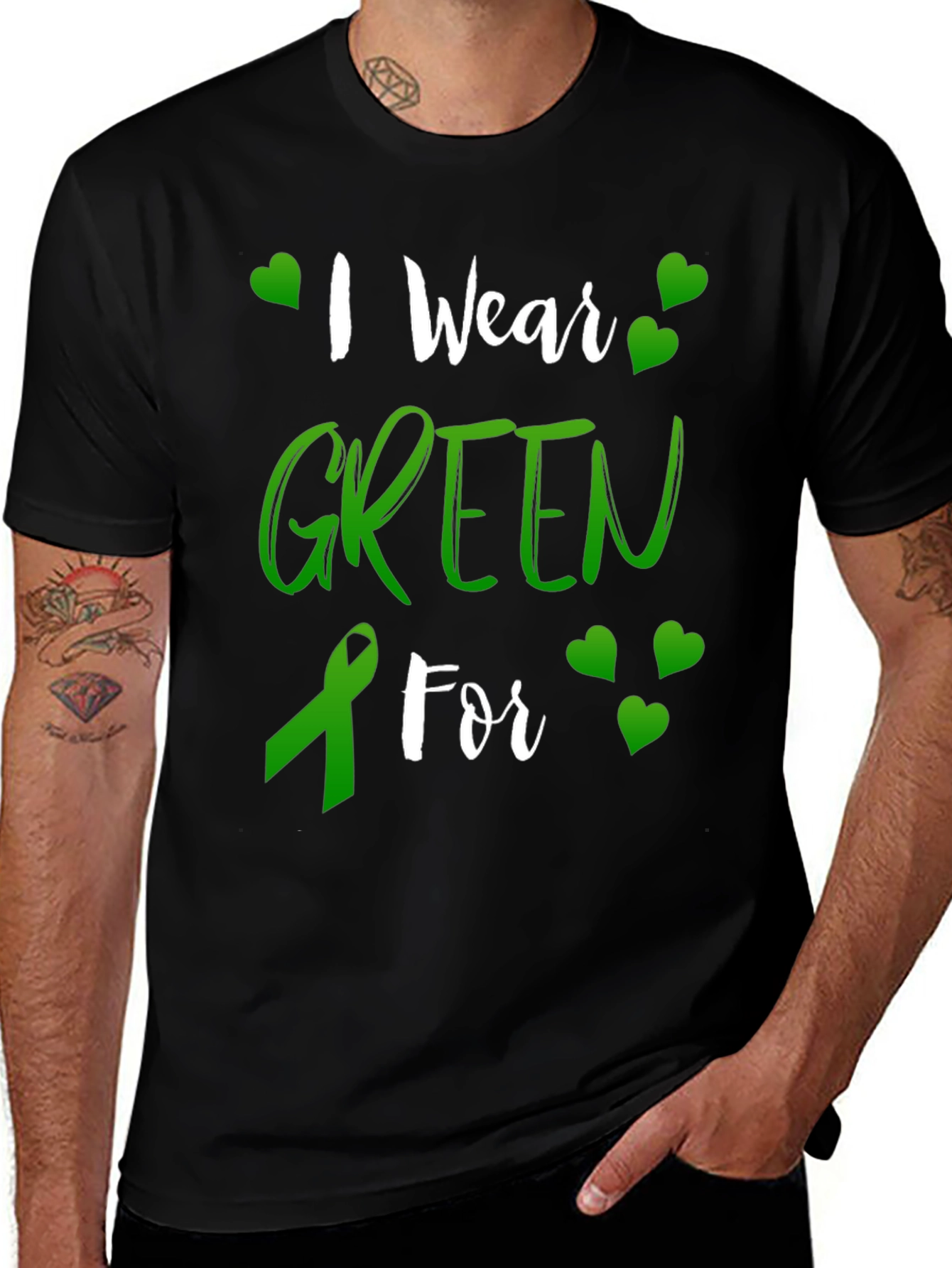 I Wear Green For Awareness T-Shirt