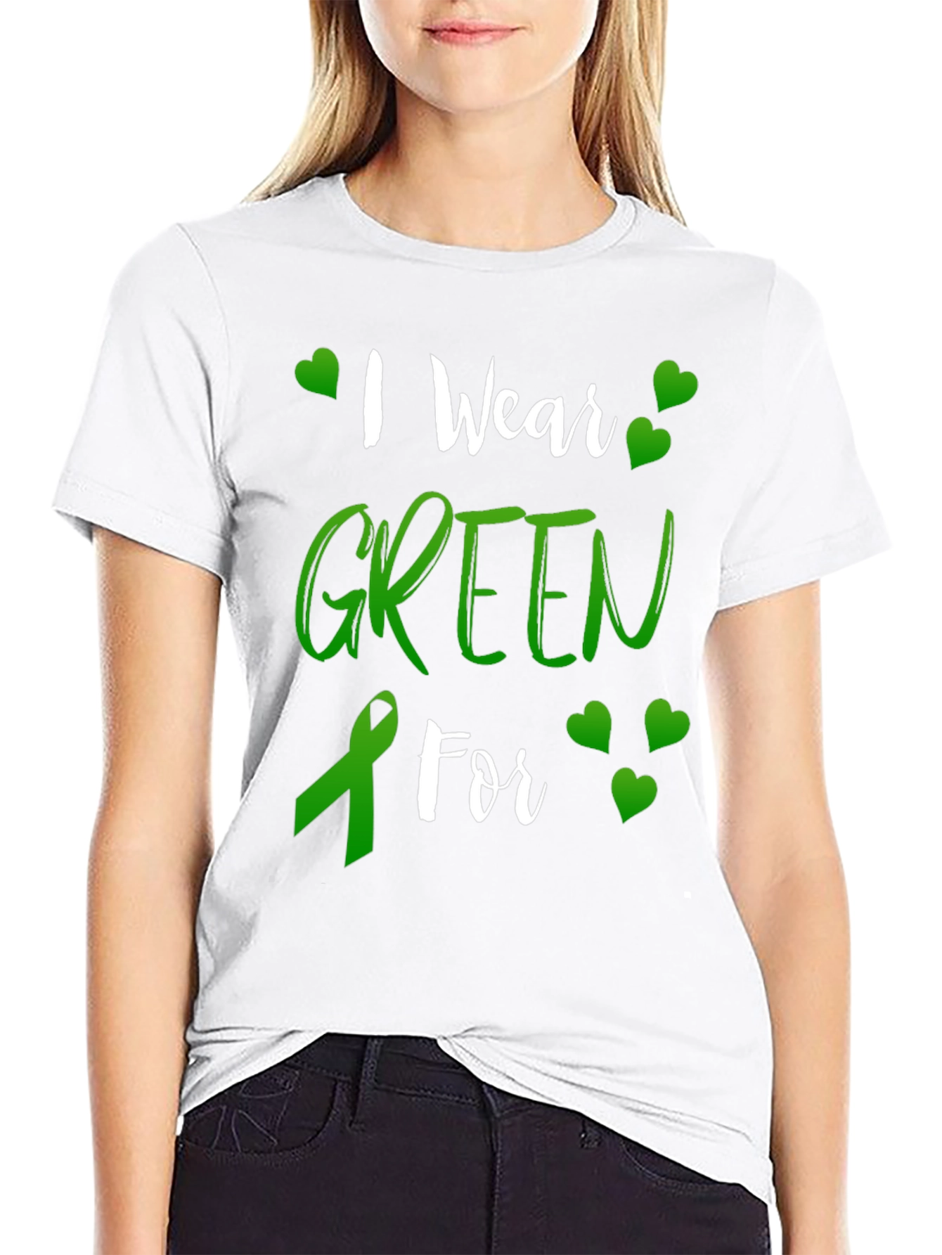 I Wear Green For Awareness T-Shirt