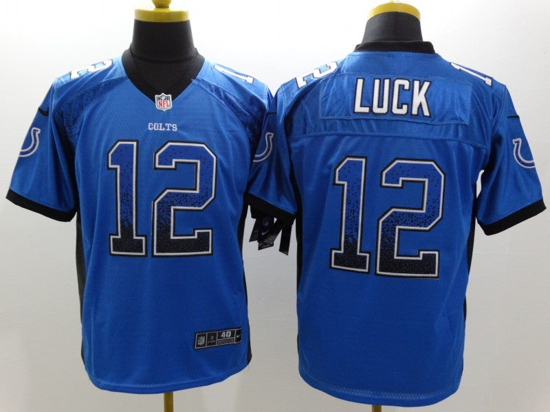 Men's Indianapolis Colts Andrew Luck #12 Blue Game Player Jerseys