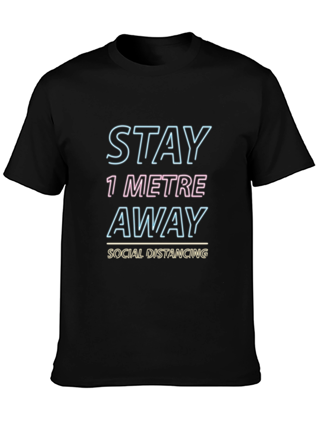 Stay Away Social Distancing Graphic T-Shirt