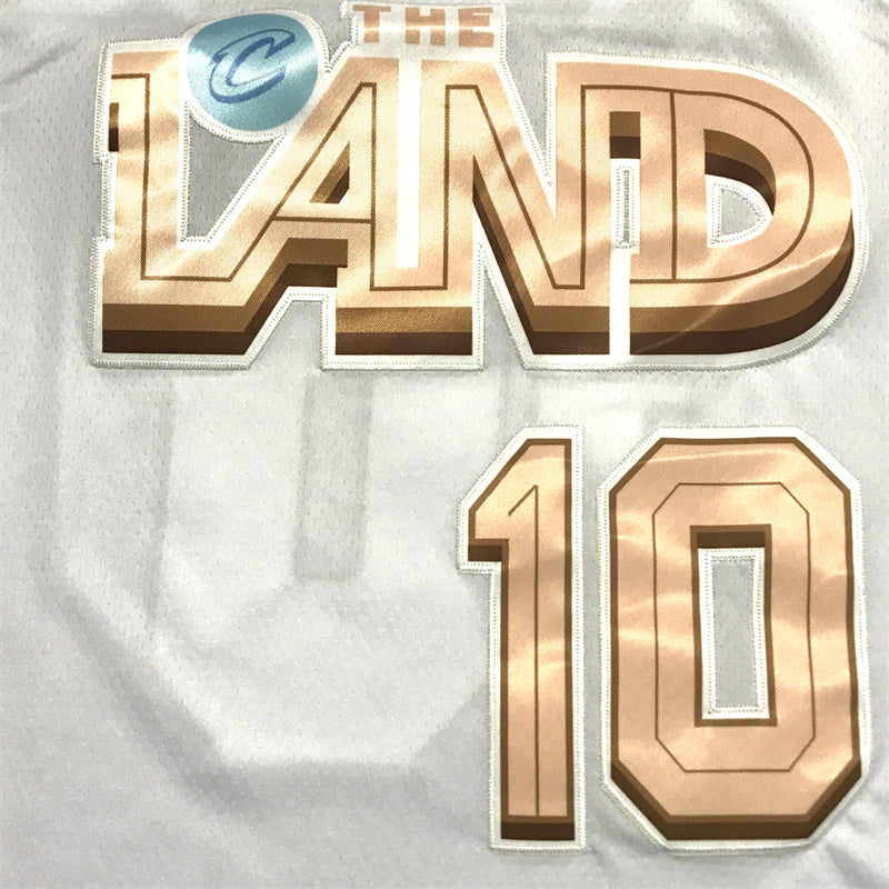 Men's Cleveland Cavaliers Darius Garland #10 White Swingman Jerseys - City Edition
