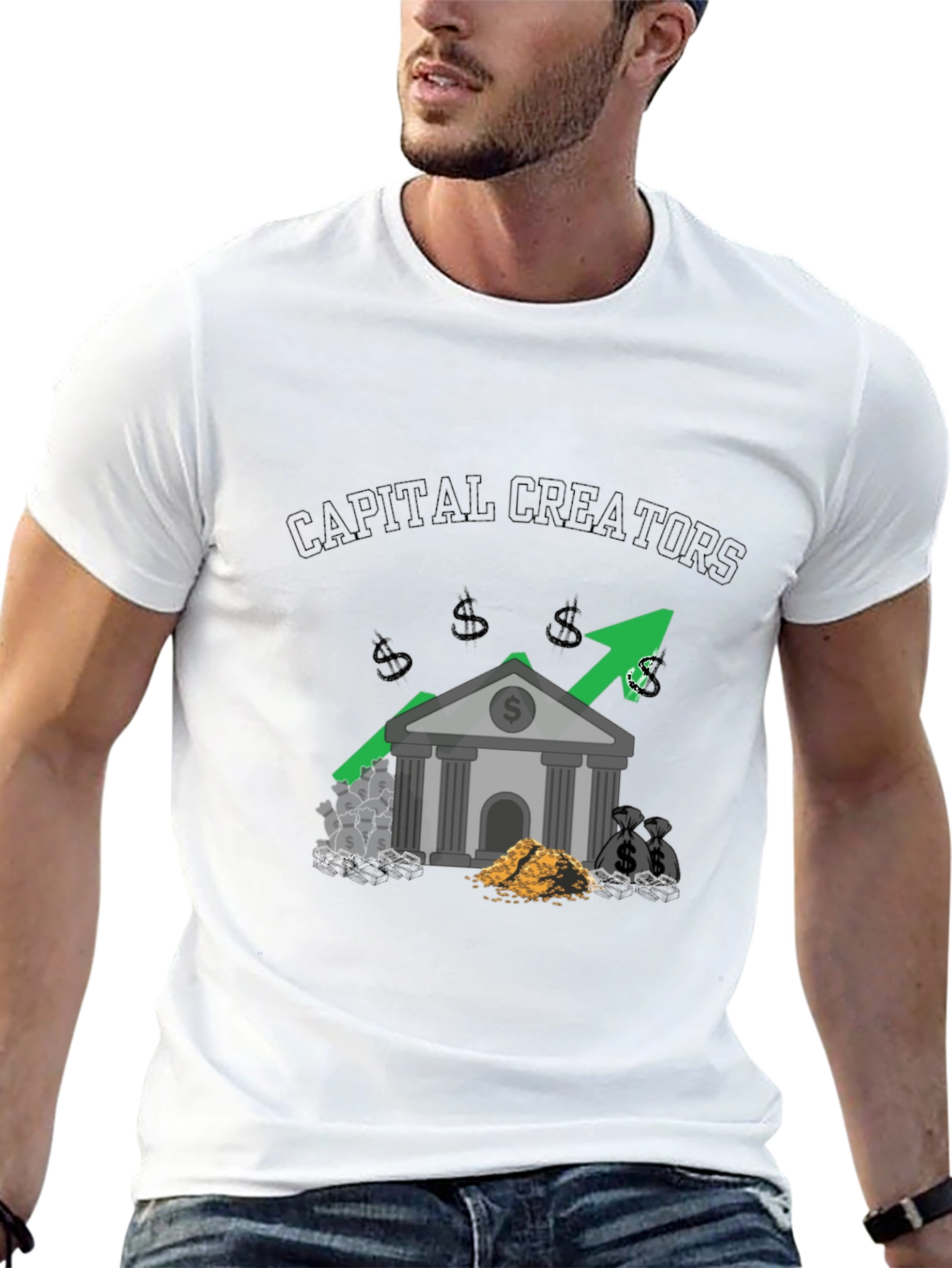 Capital Creators Graphic Tee - Black T-Shirt