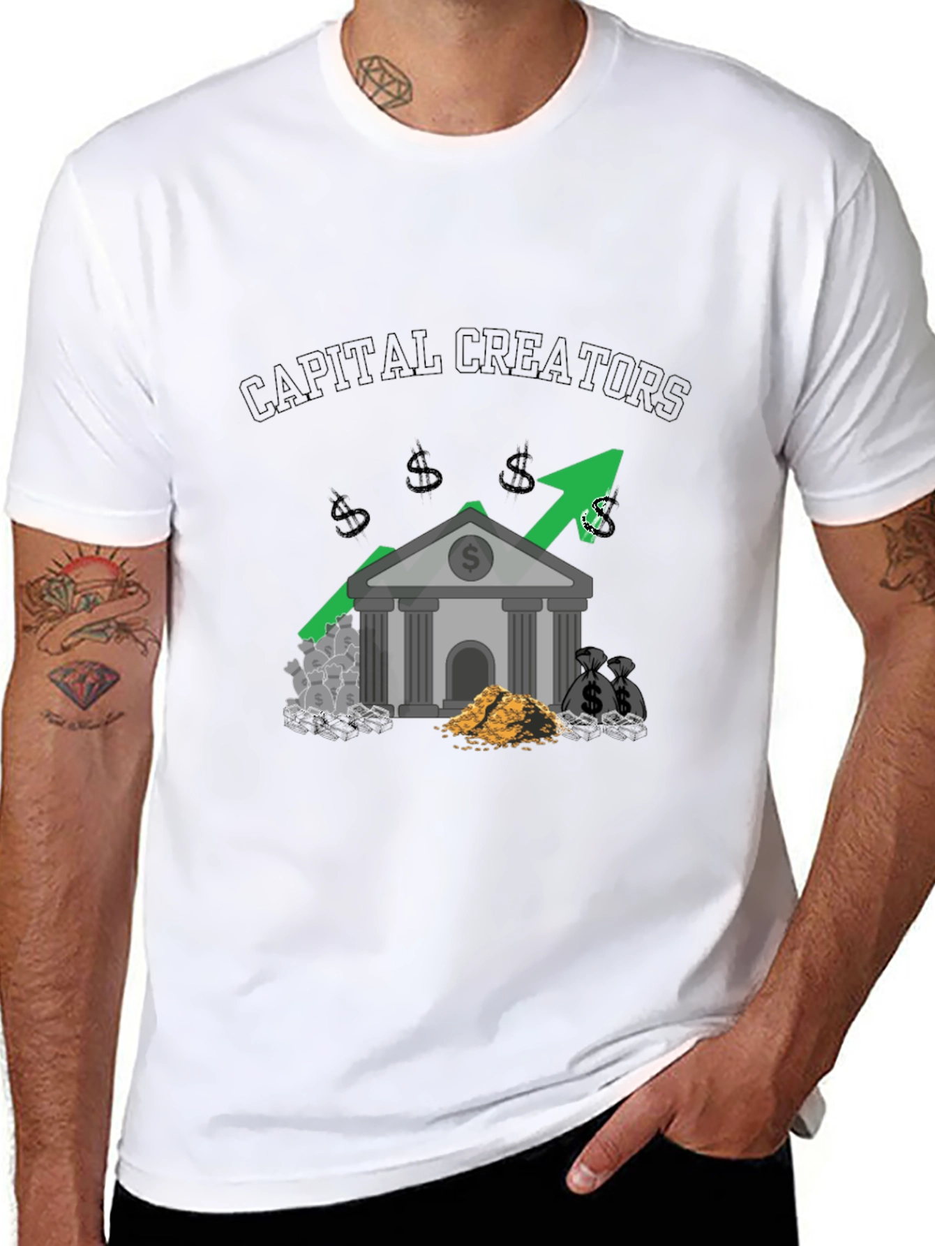 Capital Creators Graphic Tee - Black T-Shirt