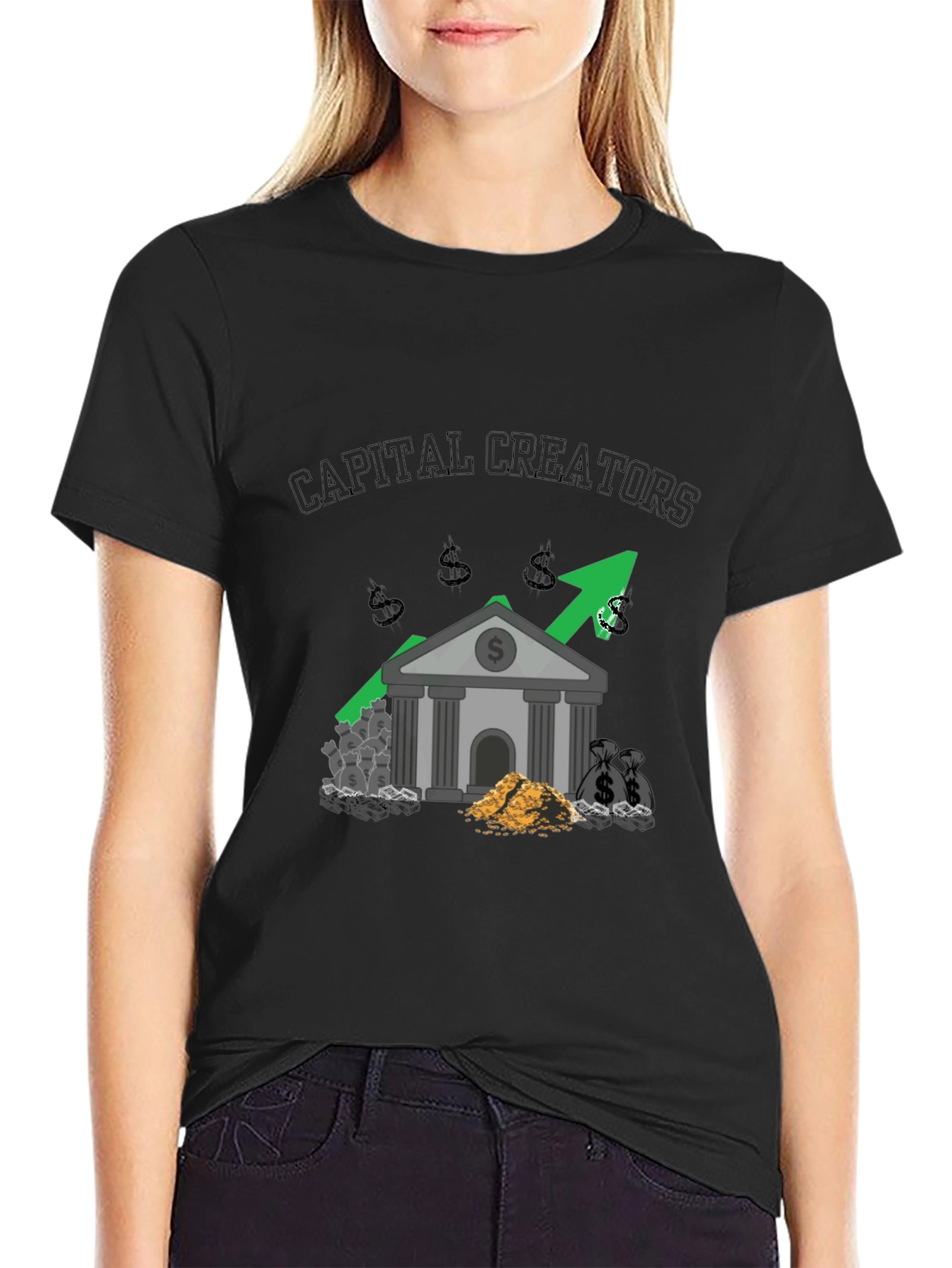 Capital Creators Graphic Tee - Black T-Shirt